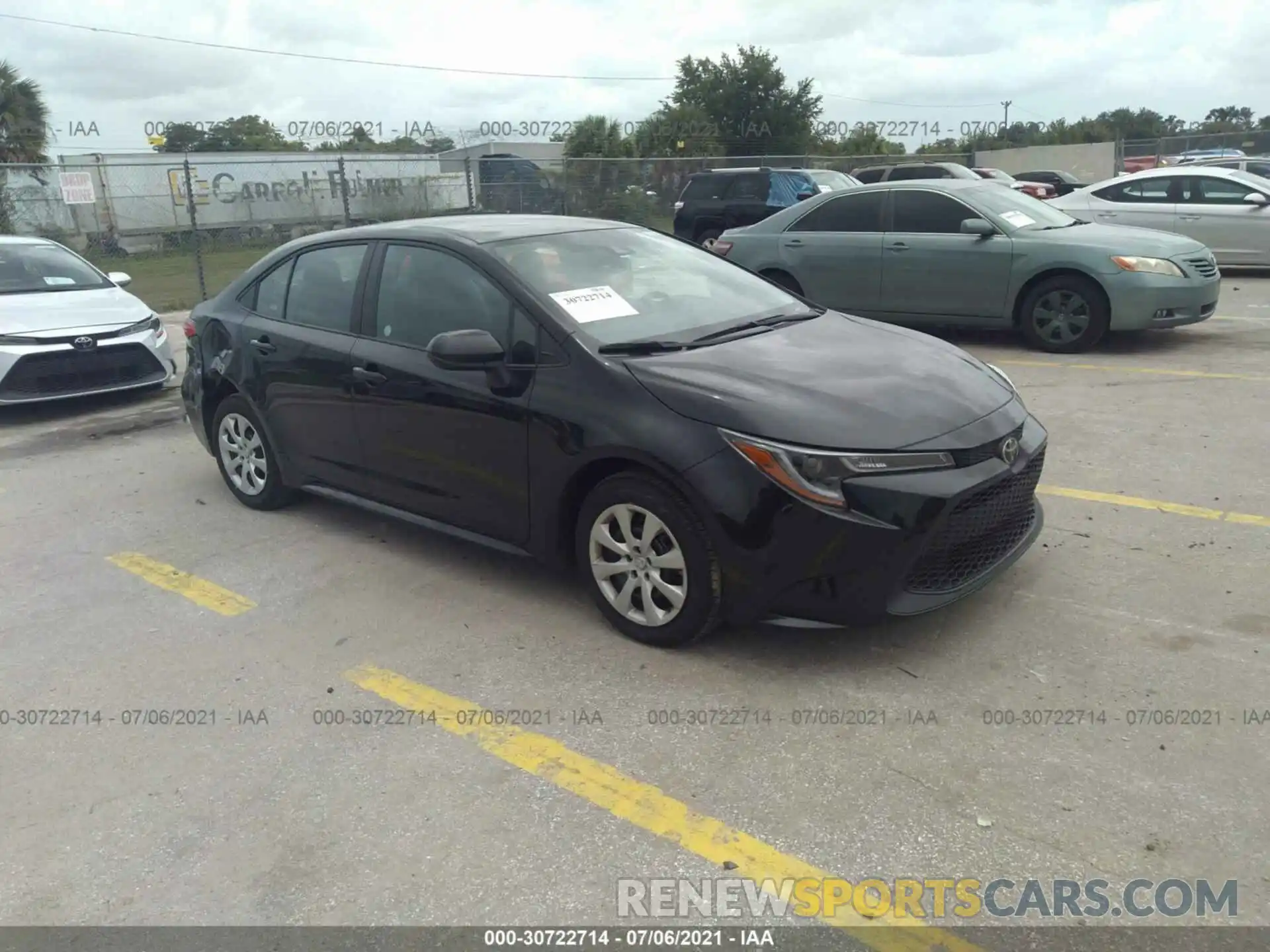 1 Photograph of a damaged car 5YFEPMAE3MP207769 TOYOTA COROLLA 2021