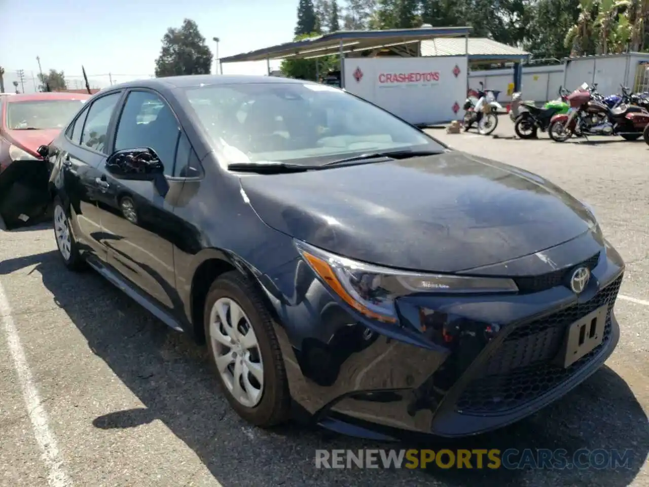 1 Photograph of a damaged car 5YFEPMAE3MP207948 TOYOTA COROLLA 2021