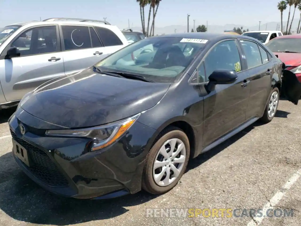 2 Photograph of a damaged car 5YFEPMAE3MP207948 TOYOTA COROLLA 2021