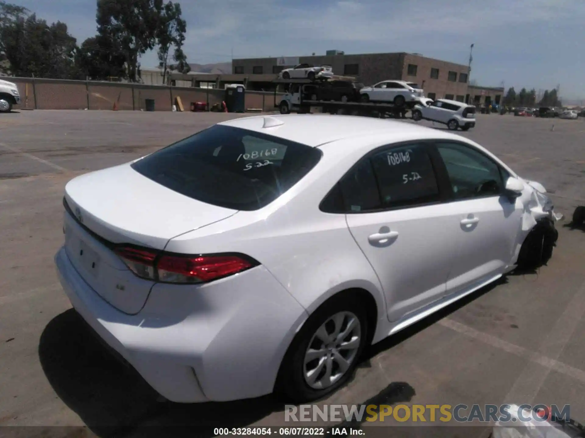 4 Photograph of a damaged car 5YFEPMAE3MP208713 TOYOTA COROLLA 2021