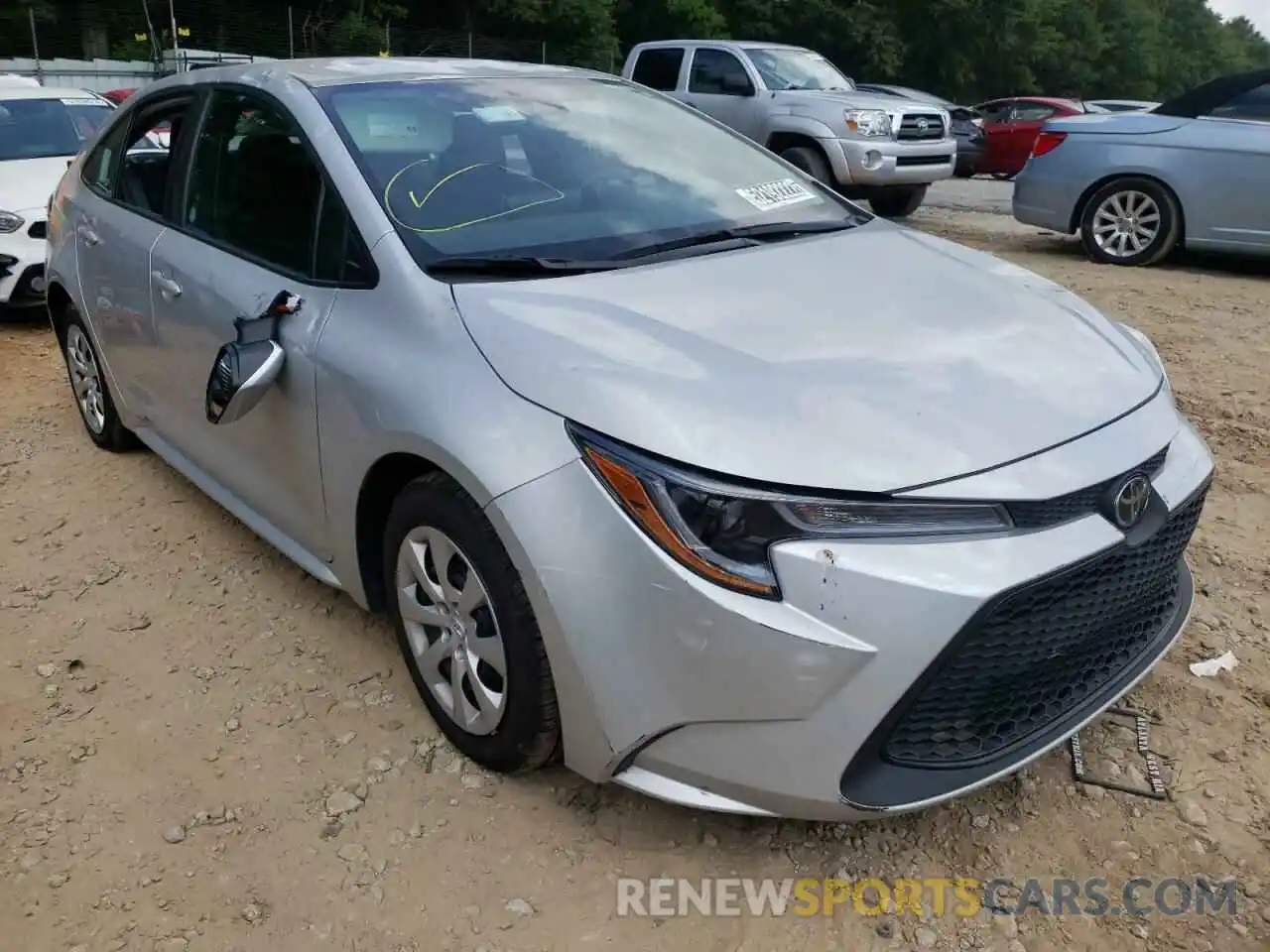 1 Photograph of a damaged car 5YFEPMAE3MP208839 TOYOTA COROLLA 2021