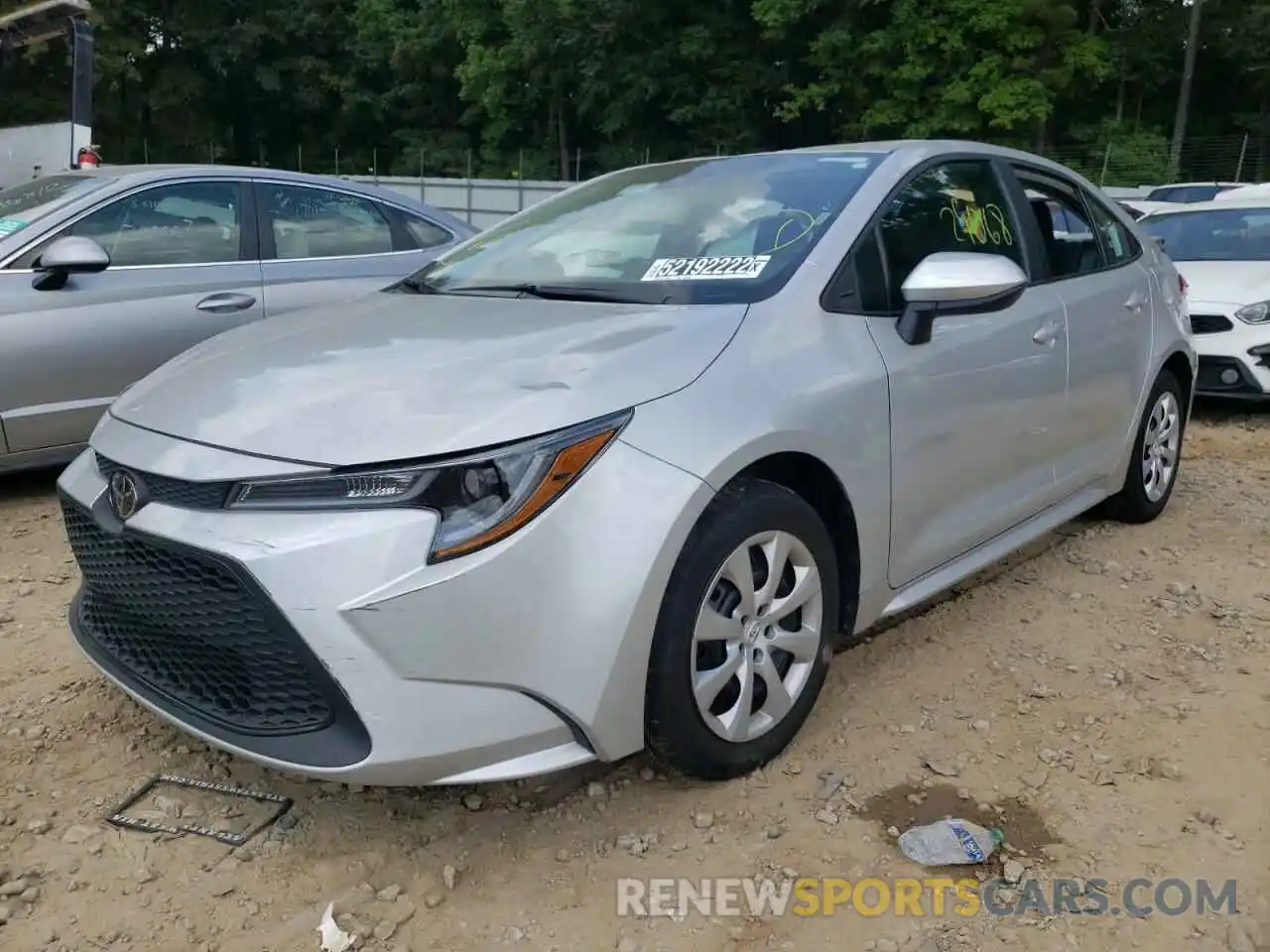 2 Photograph of a damaged car 5YFEPMAE3MP208839 TOYOTA COROLLA 2021