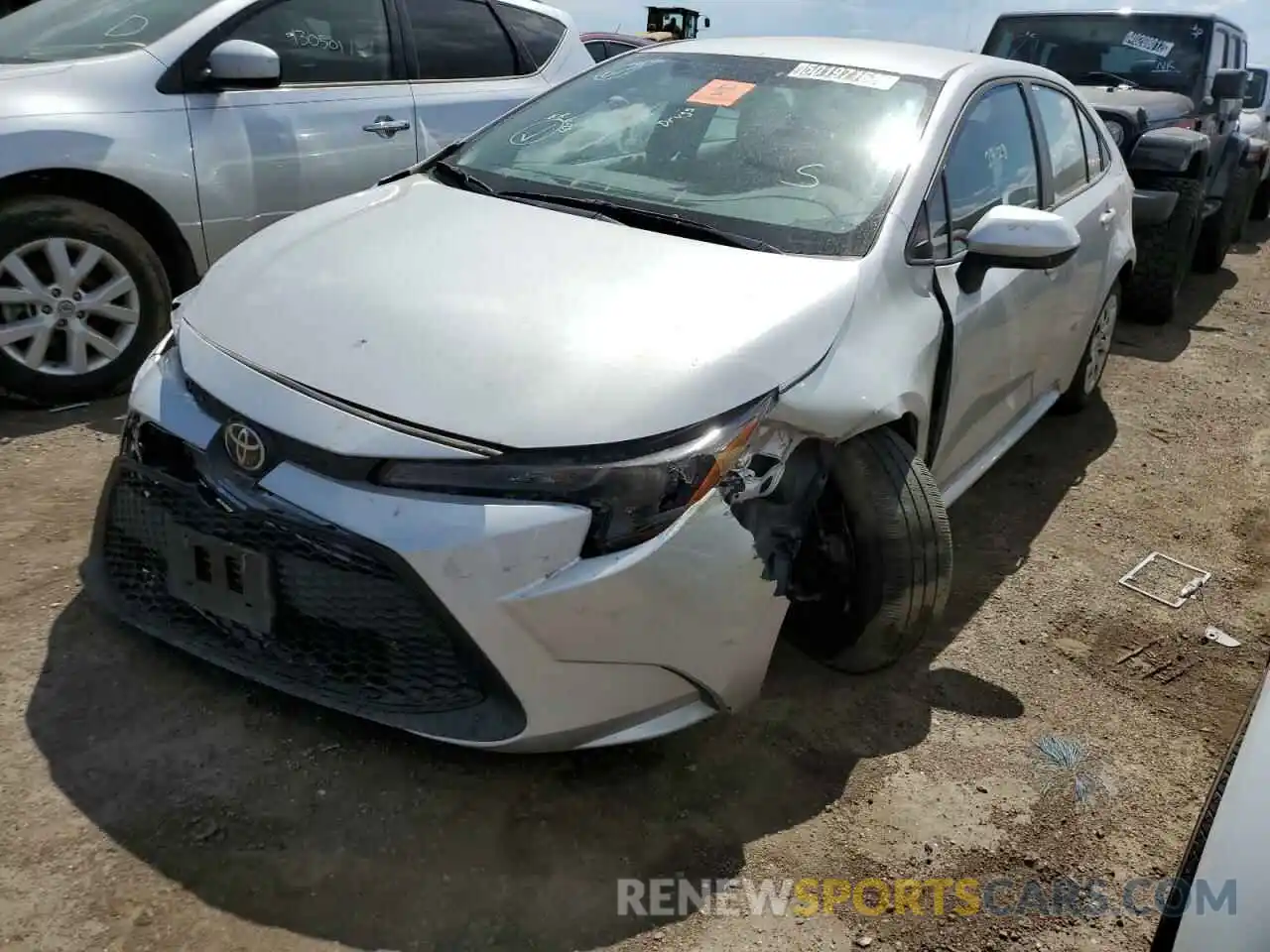 2 Фотография поврежденного автомобиля 5YFEPMAE3MP209067 TOYOTA COROLLA 2021