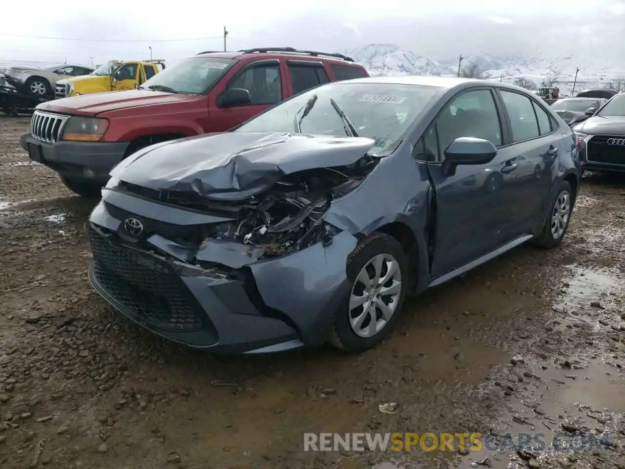 2 Photograph of a damaged car 5YFEPMAE3MP209196 TOYOTA COROLLA 2021