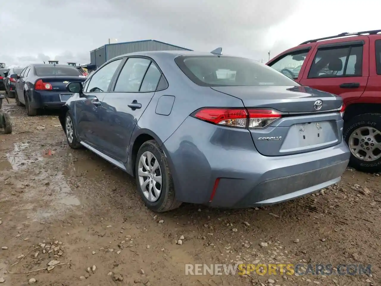 3 Photograph of a damaged car 5YFEPMAE3MP209196 TOYOTA COROLLA 2021