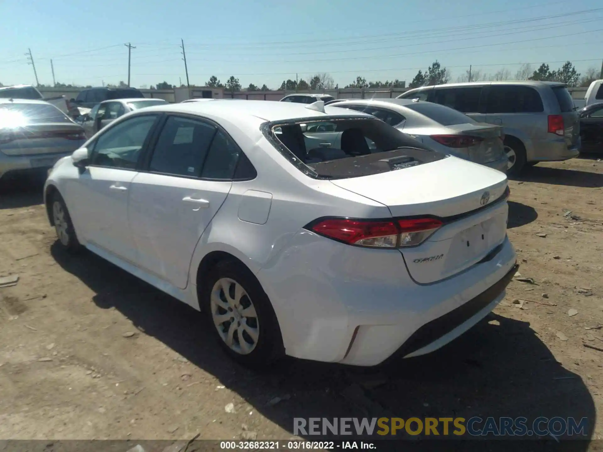 3 Photograph of a damaged car 5YFEPMAE3MP210106 TOYOTA COROLLA 2021