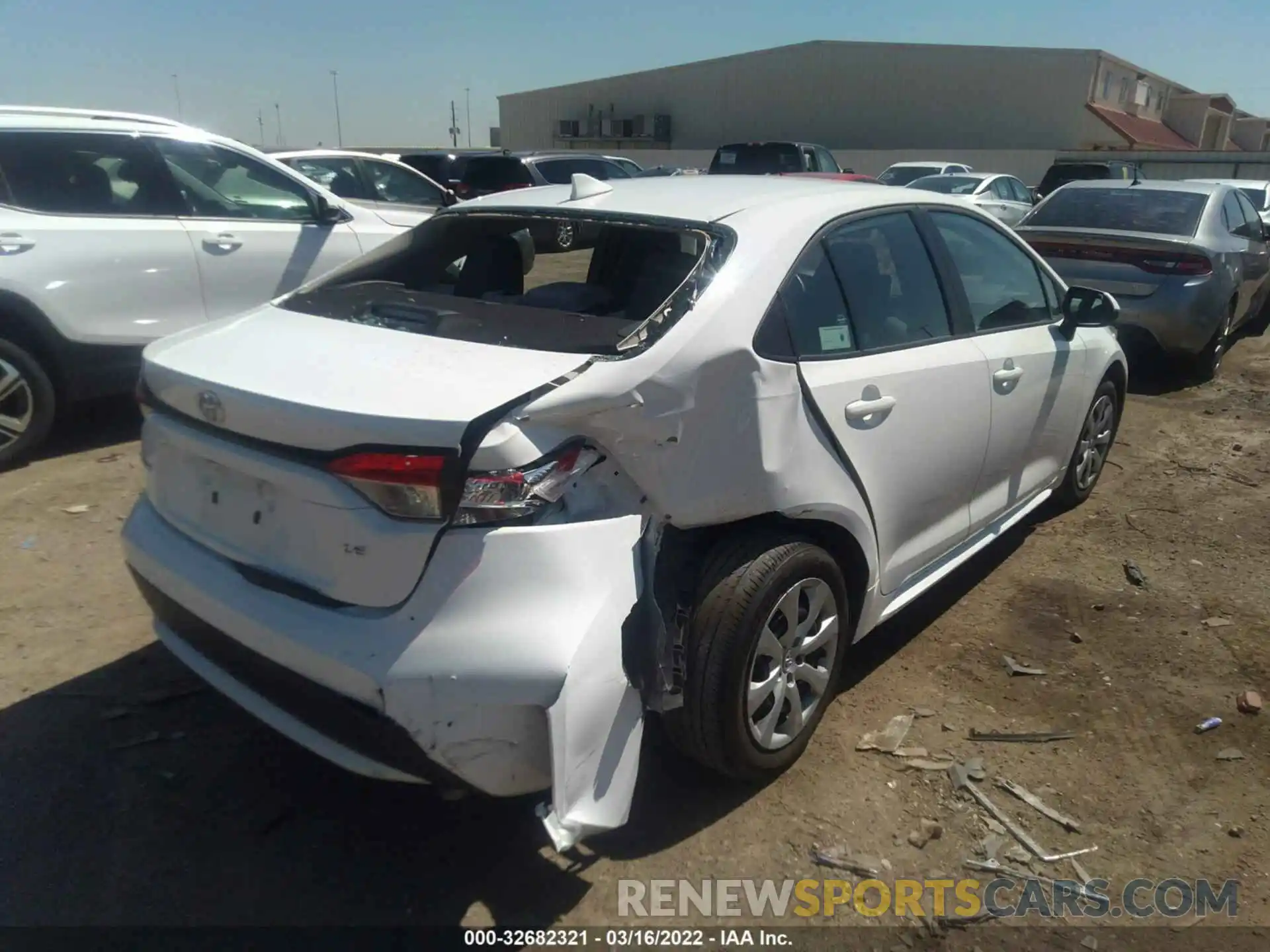 4 Photograph of a damaged car 5YFEPMAE3MP210106 TOYOTA COROLLA 2021