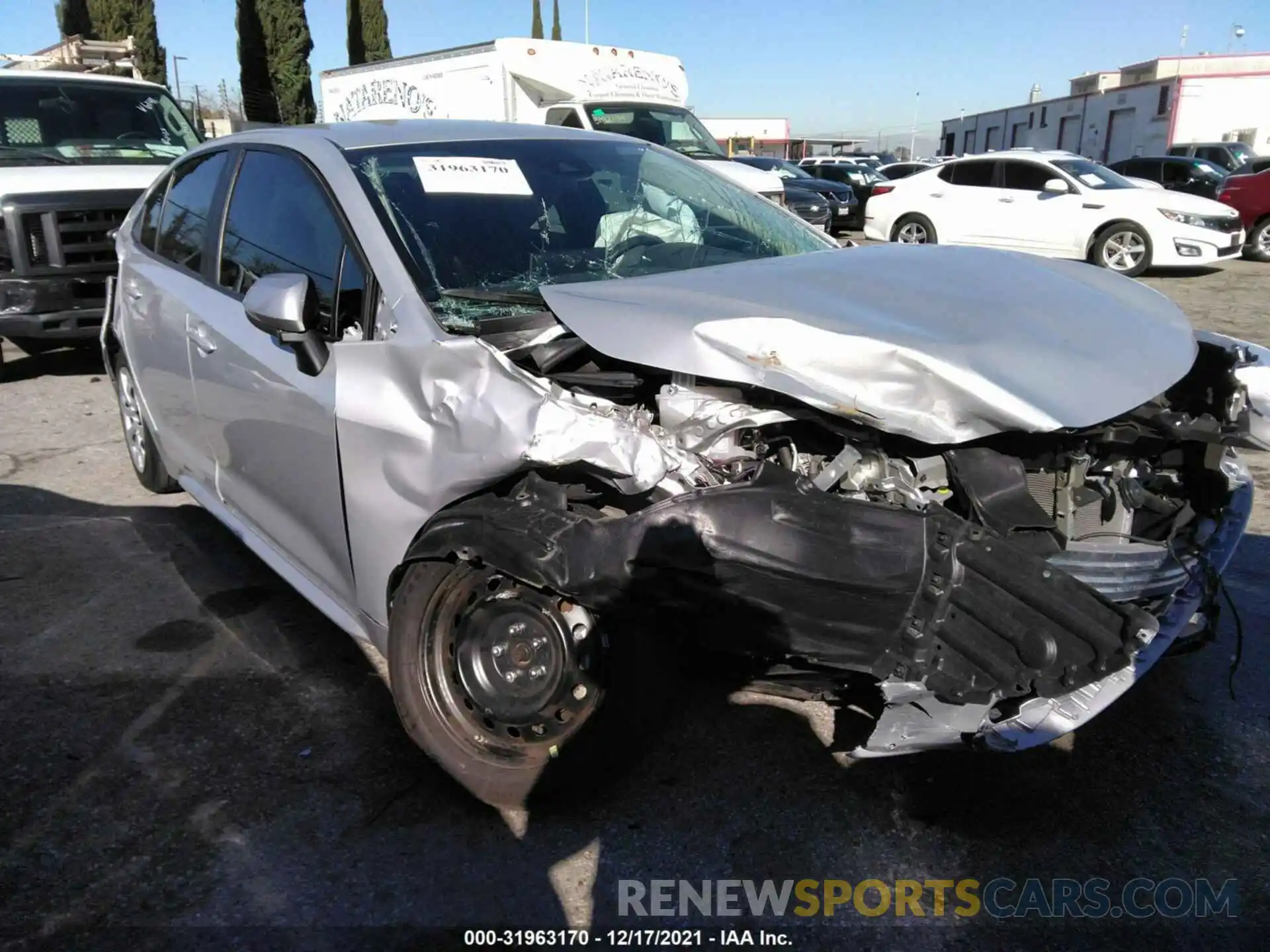 1 Photograph of a damaged car 5YFEPMAE3MP211918 TOYOTA COROLLA 2021