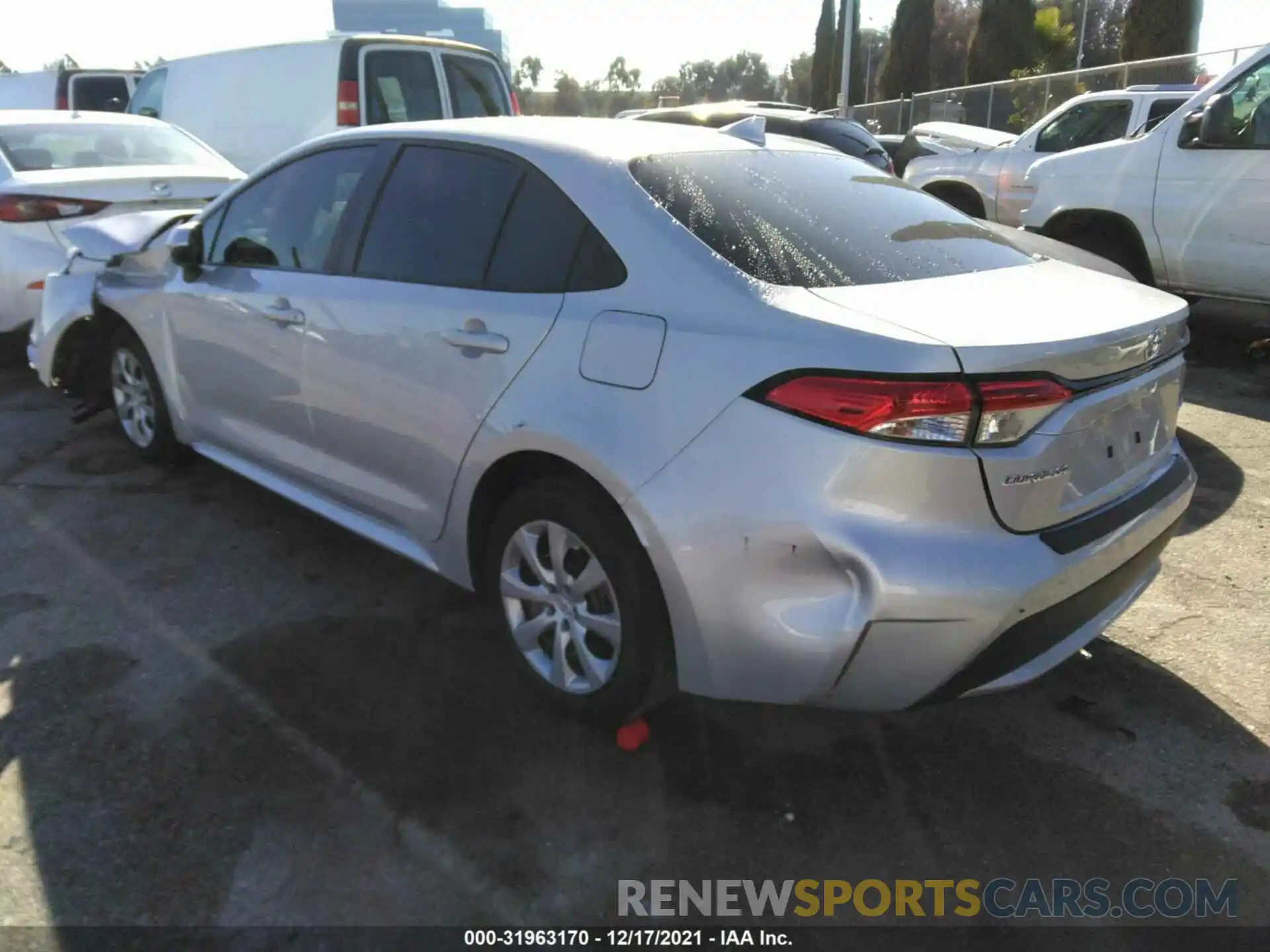 3 Photograph of a damaged car 5YFEPMAE3MP211918 TOYOTA COROLLA 2021