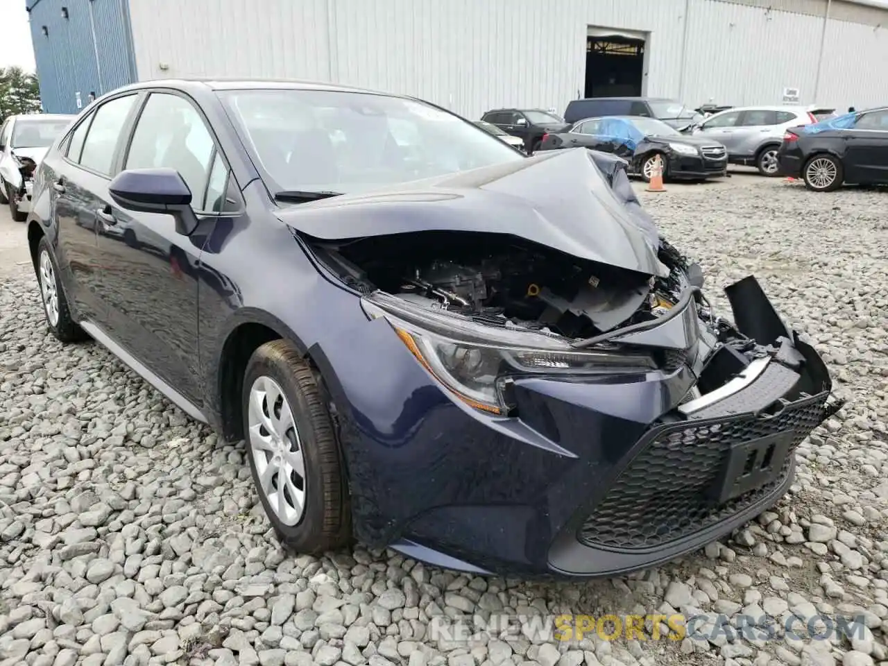 1 Photograph of a damaged car 5YFEPMAE3MP212423 TOYOTA COROLLA 2021