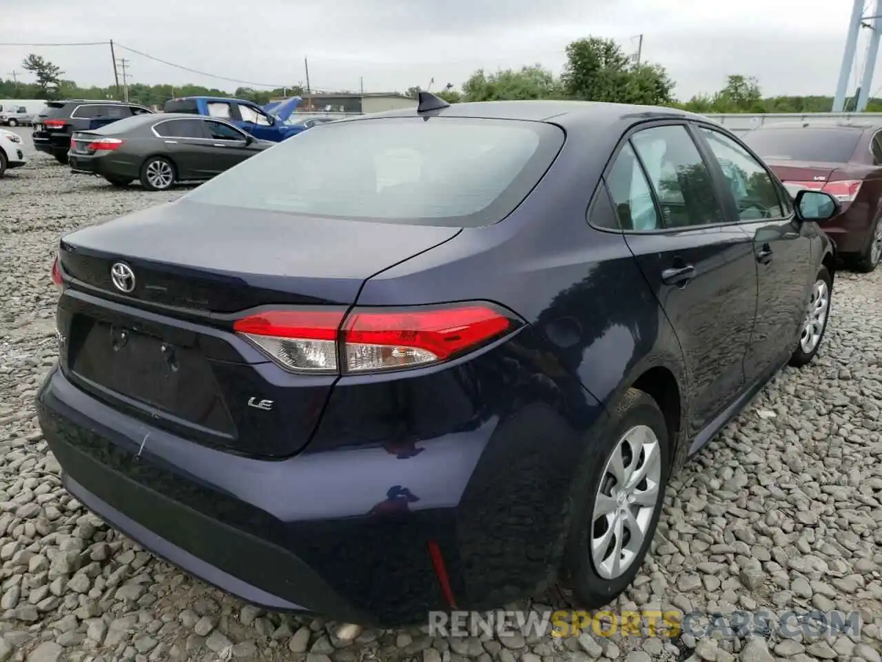 4 Photograph of a damaged car 5YFEPMAE3MP212423 TOYOTA COROLLA 2021