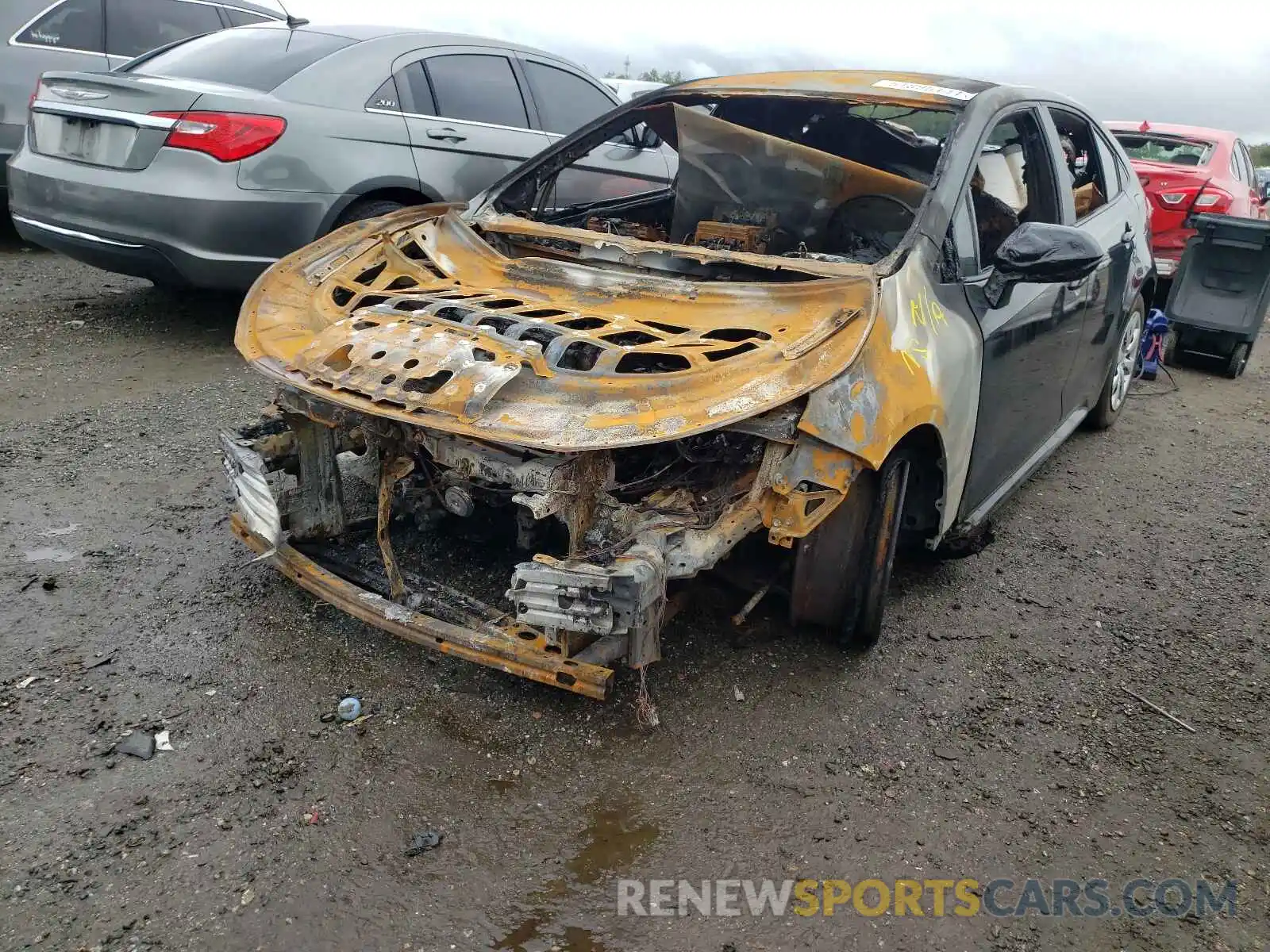 2 Photograph of a damaged car 5YFEPMAE3MP213166 TOYOTA COROLLA 2021