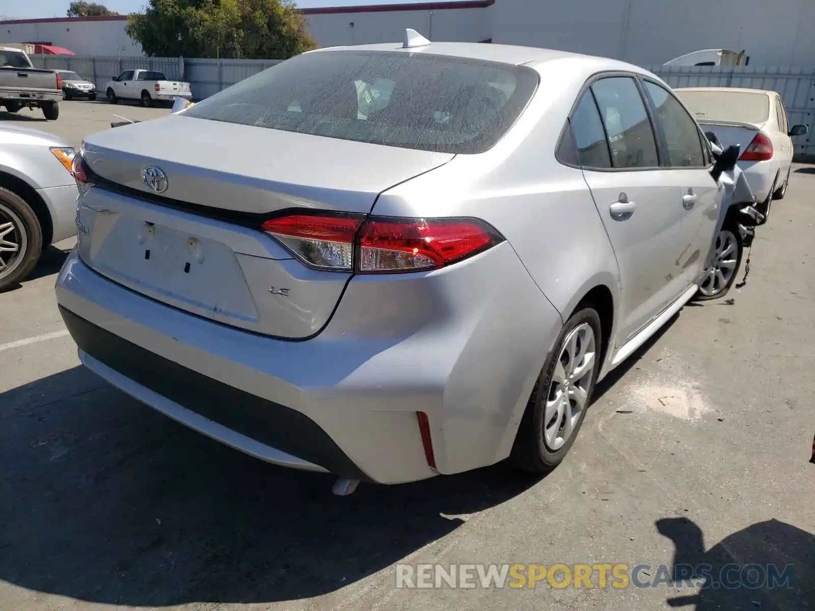 4 Photograph of a damaged car 5YFEPMAE3MP214155 TOYOTA COROLLA 2021