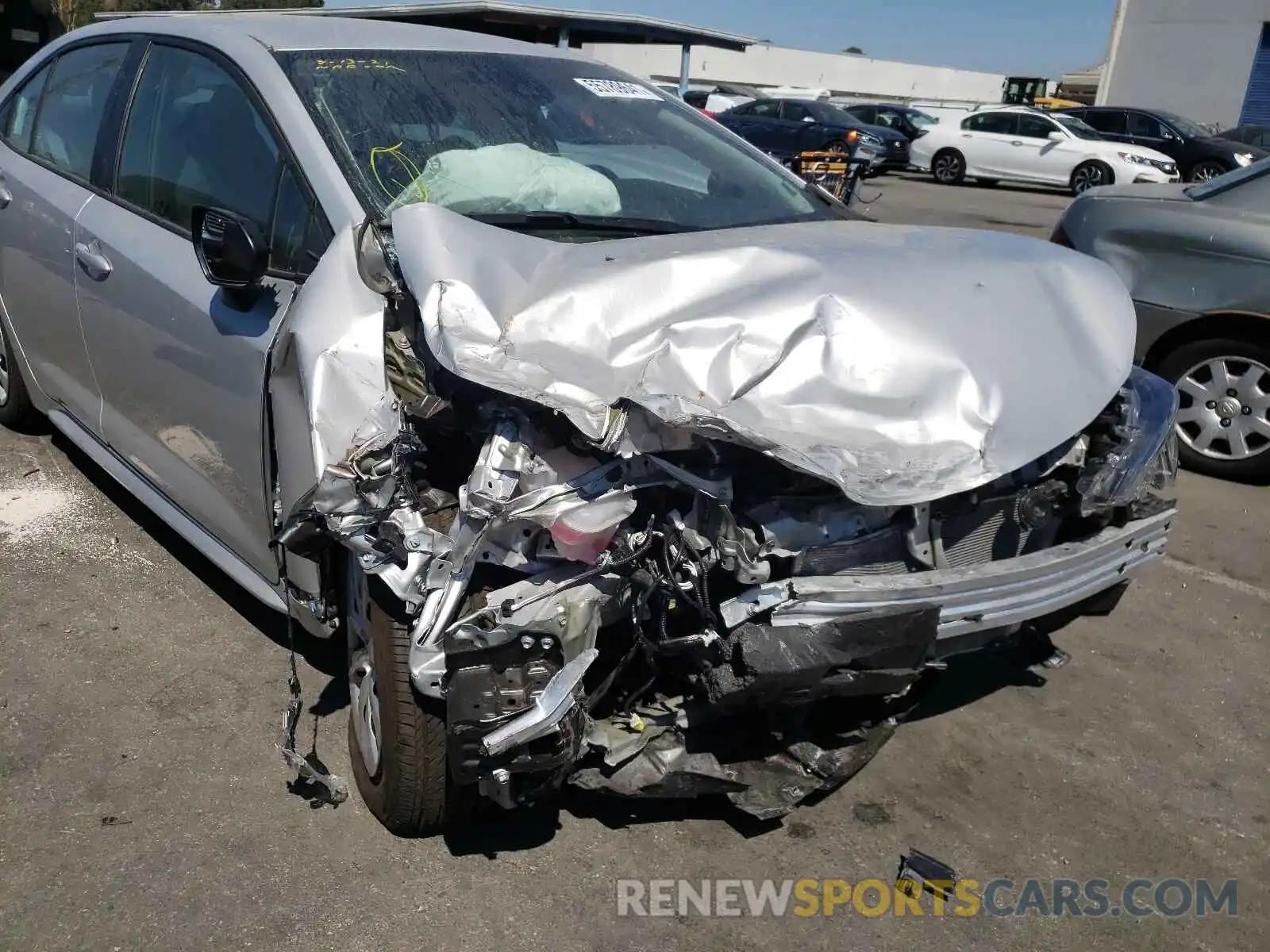 9 Photograph of a damaged car 5YFEPMAE3MP214155 TOYOTA COROLLA 2021