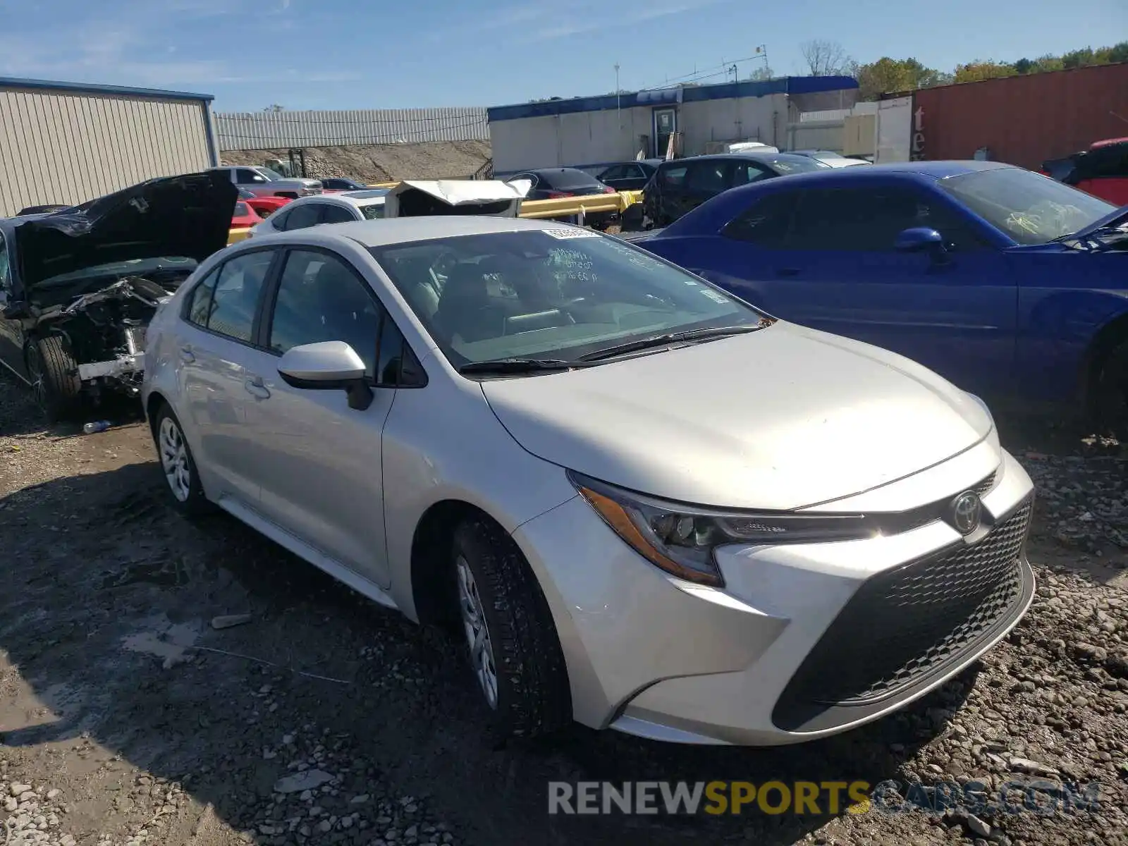 1 Photograph of a damaged car 5YFEPMAE3MP214270 TOYOTA COROLLA 2021