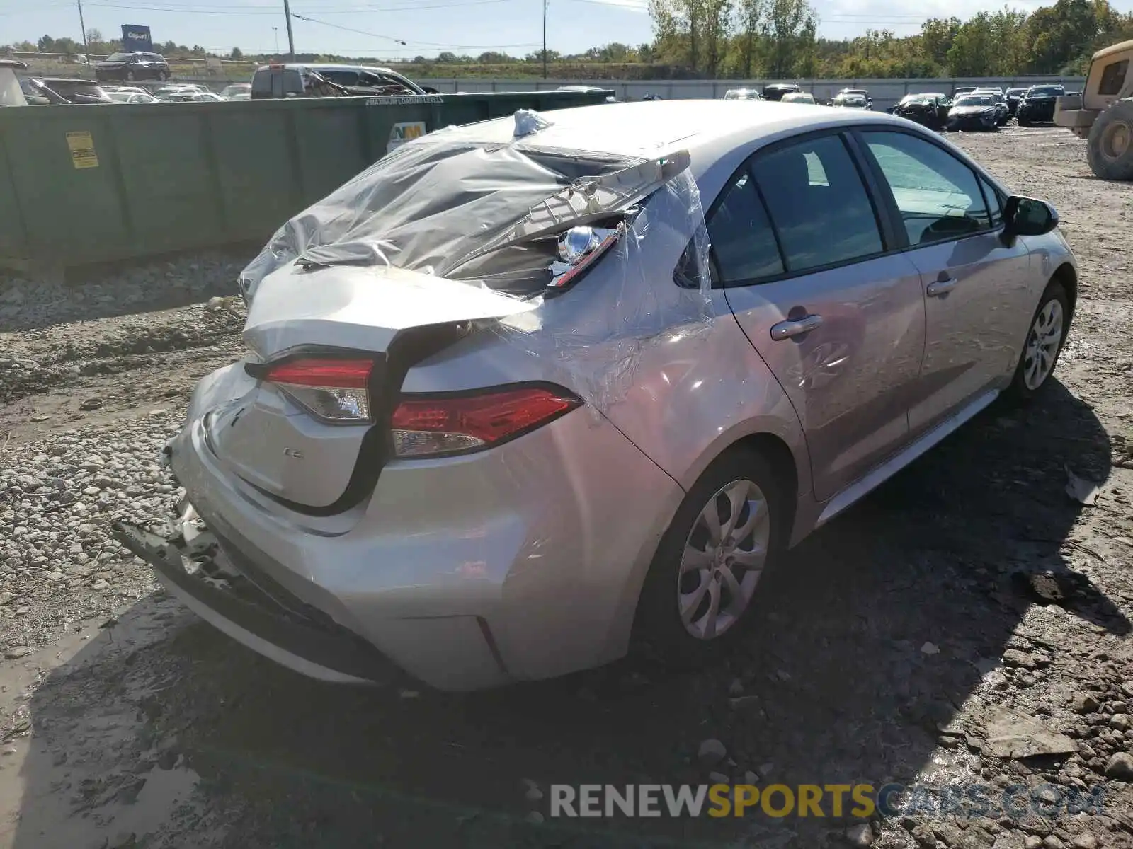 4 Photograph of a damaged car 5YFEPMAE3MP214270 TOYOTA COROLLA 2021