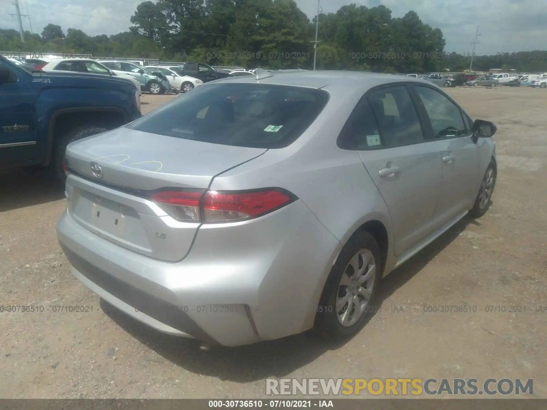 4 Photograph of a damaged car 5YFEPMAE3MP214754 TOYOTA COROLLA 2021