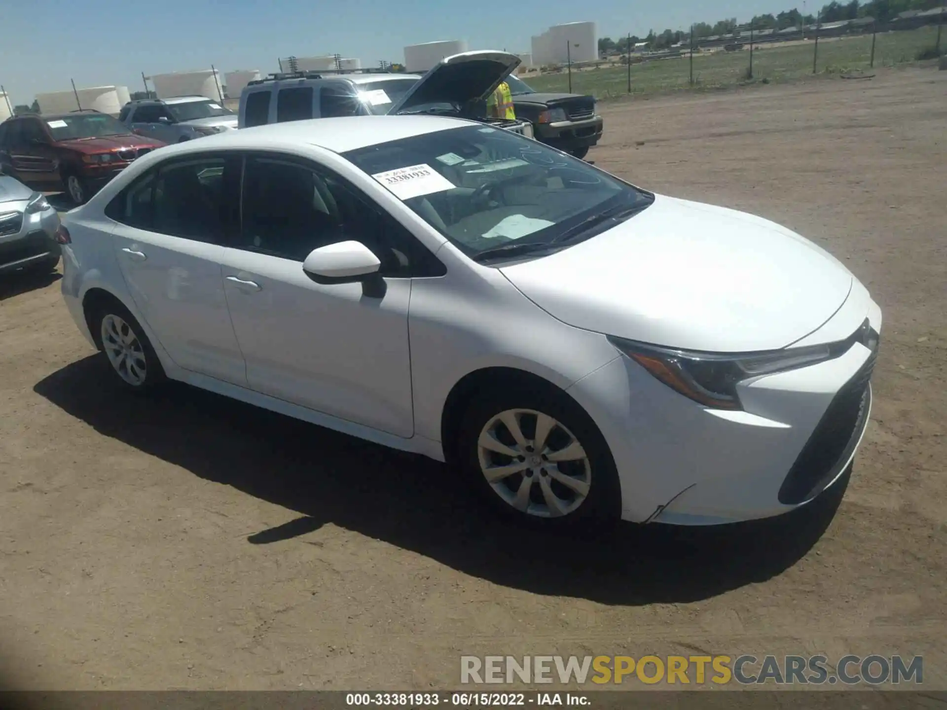 1 Photograph of a damaged car 5YFEPMAE3MP215323 TOYOTA COROLLA 2021