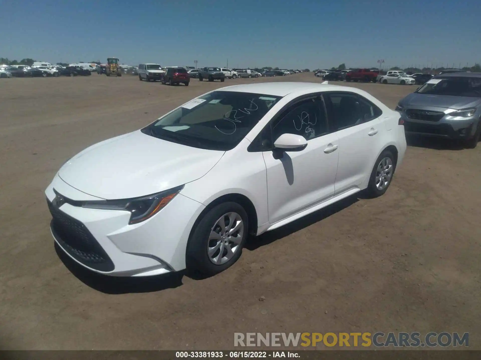 2 Photograph of a damaged car 5YFEPMAE3MP215323 TOYOTA COROLLA 2021