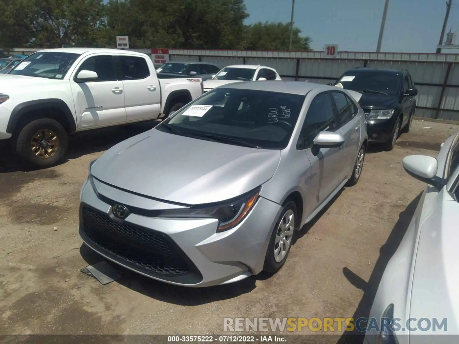 2 Photograph of a damaged car 5YFEPMAE3MP215824 TOYOTA COROLLA 2021