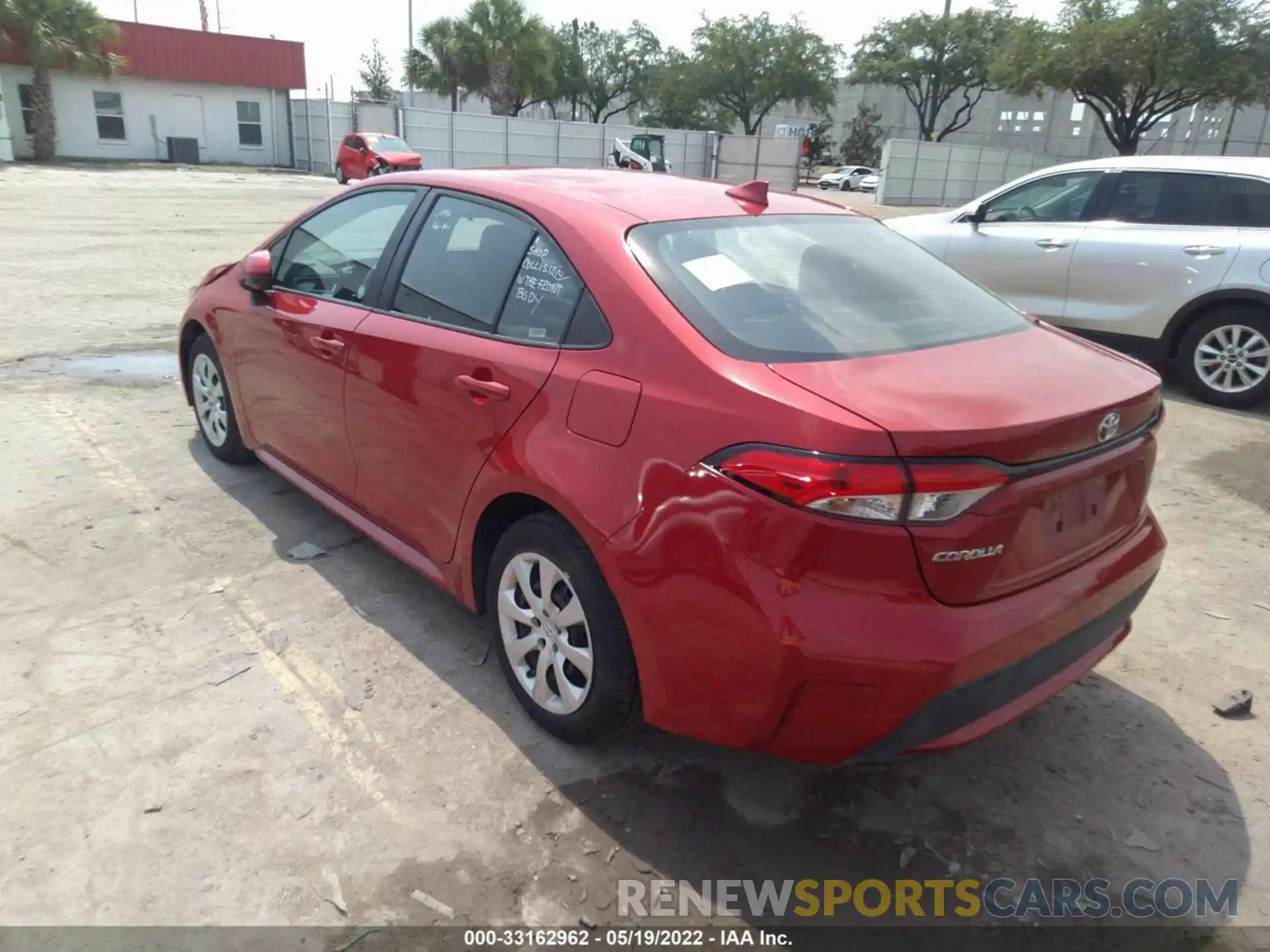 3 Photograph of a damaged car 5YFEPMAE3MP216259 TOYOTA COROLLA 2021