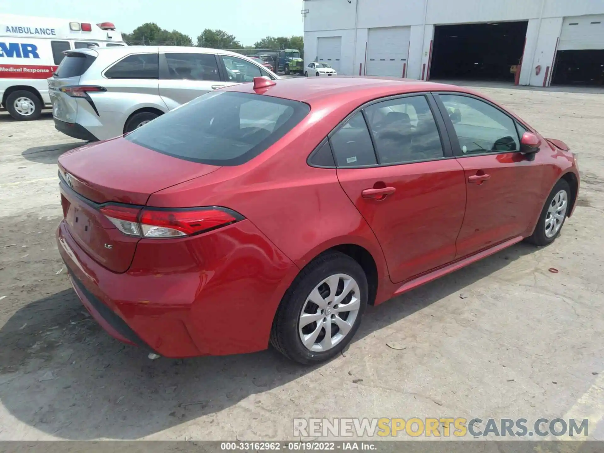 4 Photograph of a damaged car 5YFEPMAE3MP216259 TOYOTA COROLLA 2021