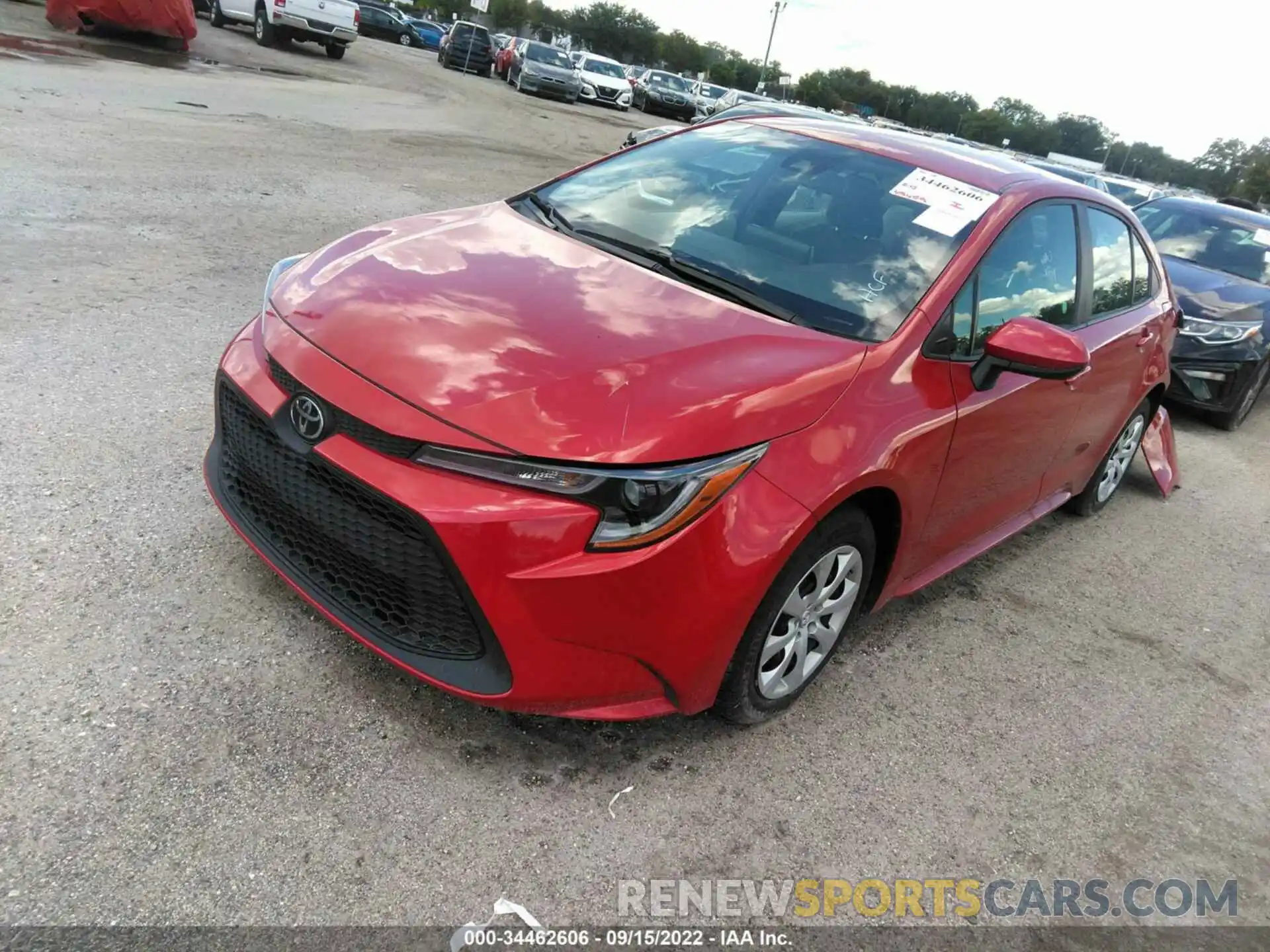 2 Photograph of a damaged car 5YFEPMAE3MP216908 TOYOTA COROLLA 2021