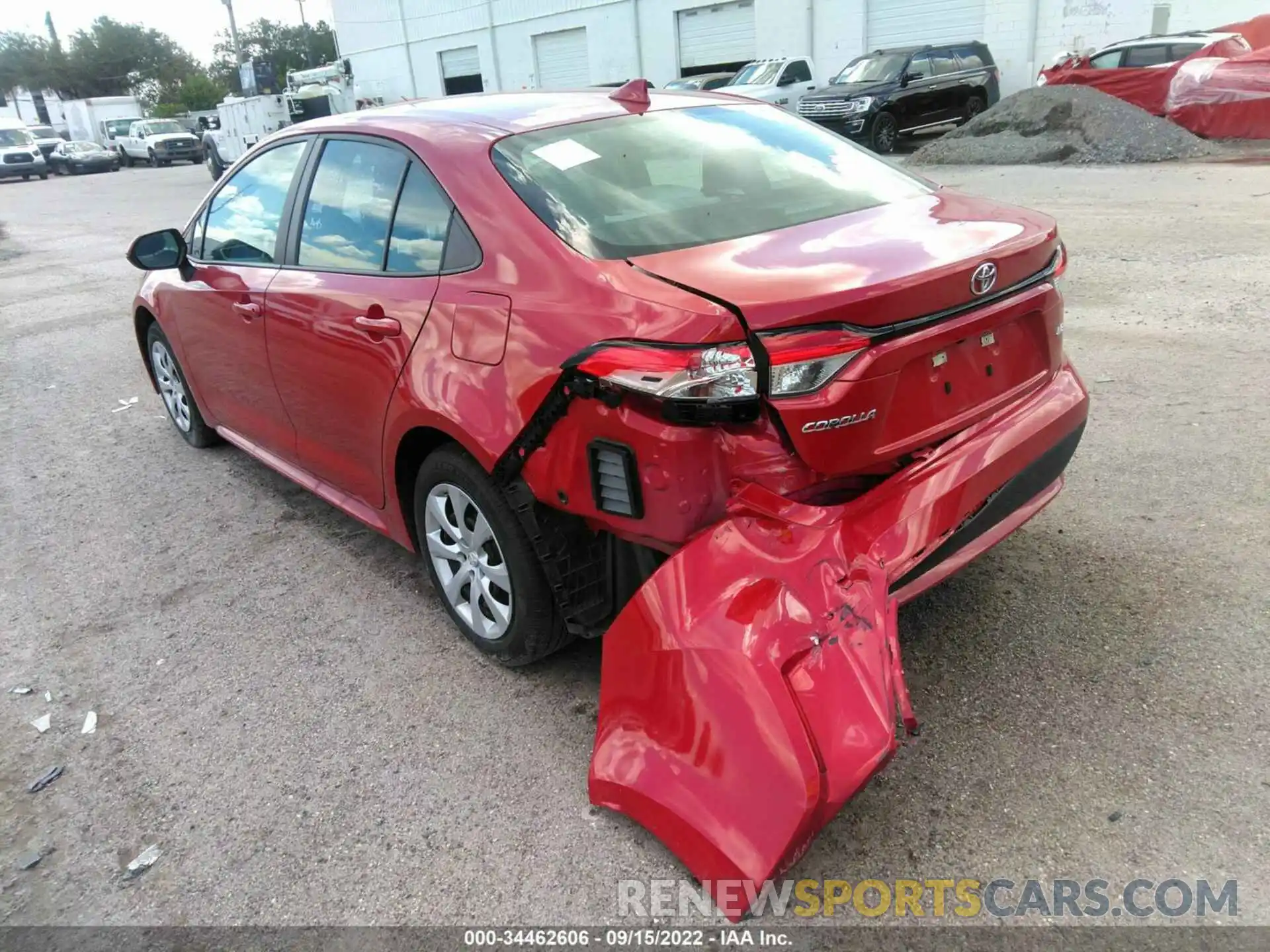 3 Photograph of a damaged car 5YFEPMAE3MP216908 TOYOTA COROLLA 2021