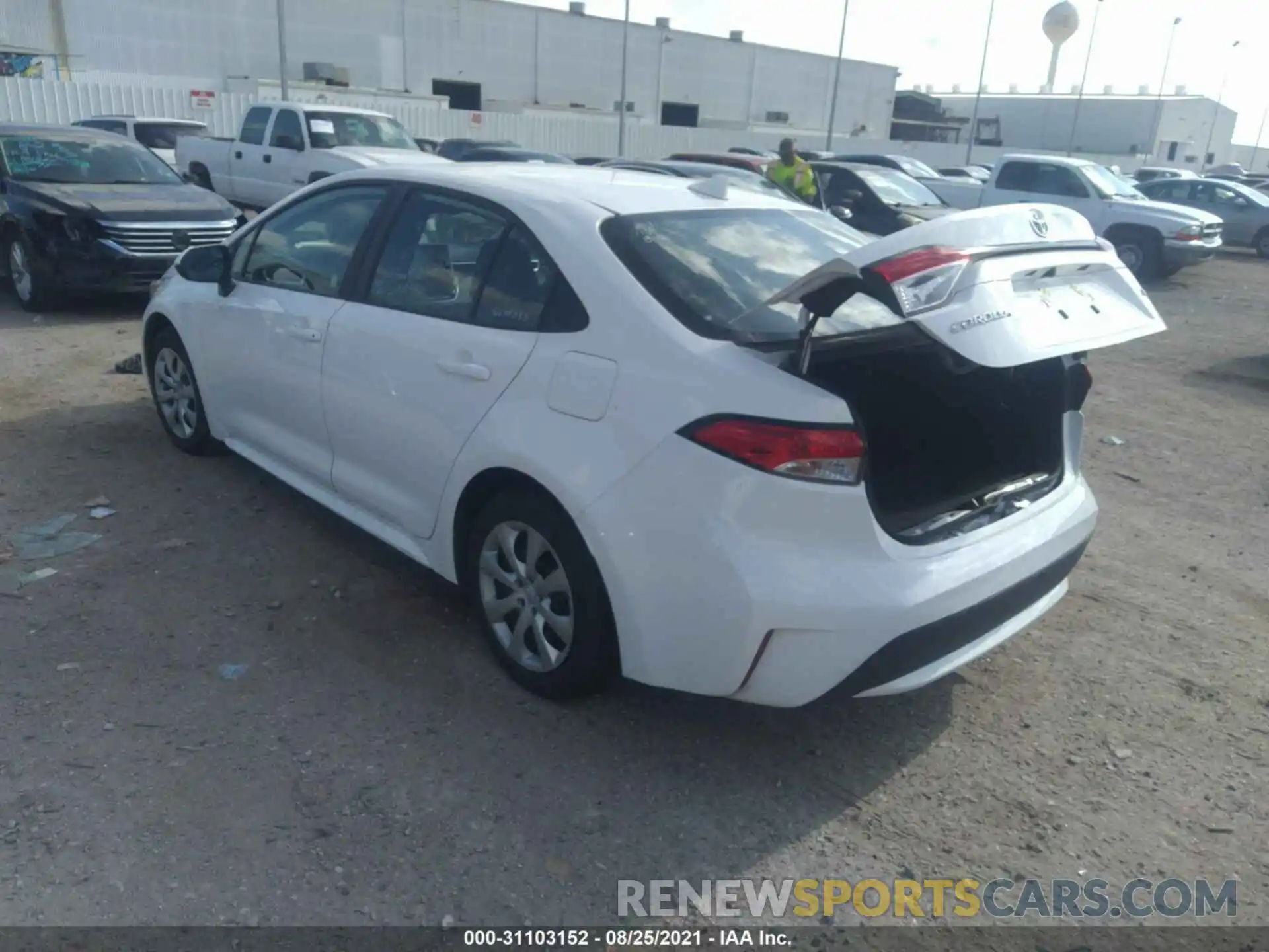 3 Photograph of a damaged car 5YFEPMAE3MP217007 TOYOTA COROLLA 2021