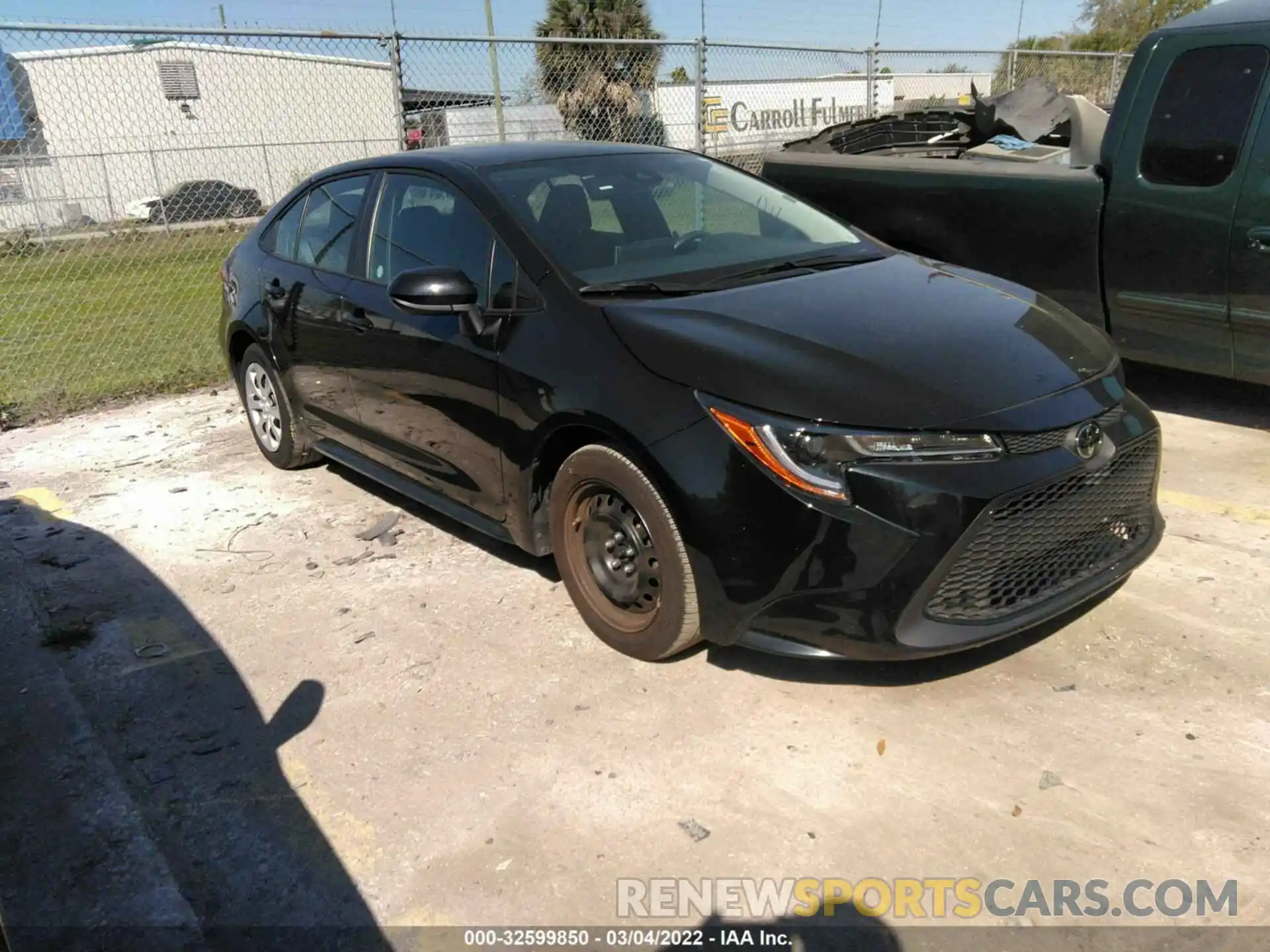 1 Photograph of a damaged car 5YFEPMAE3MP217735 TOYOTA COROLLA 2021