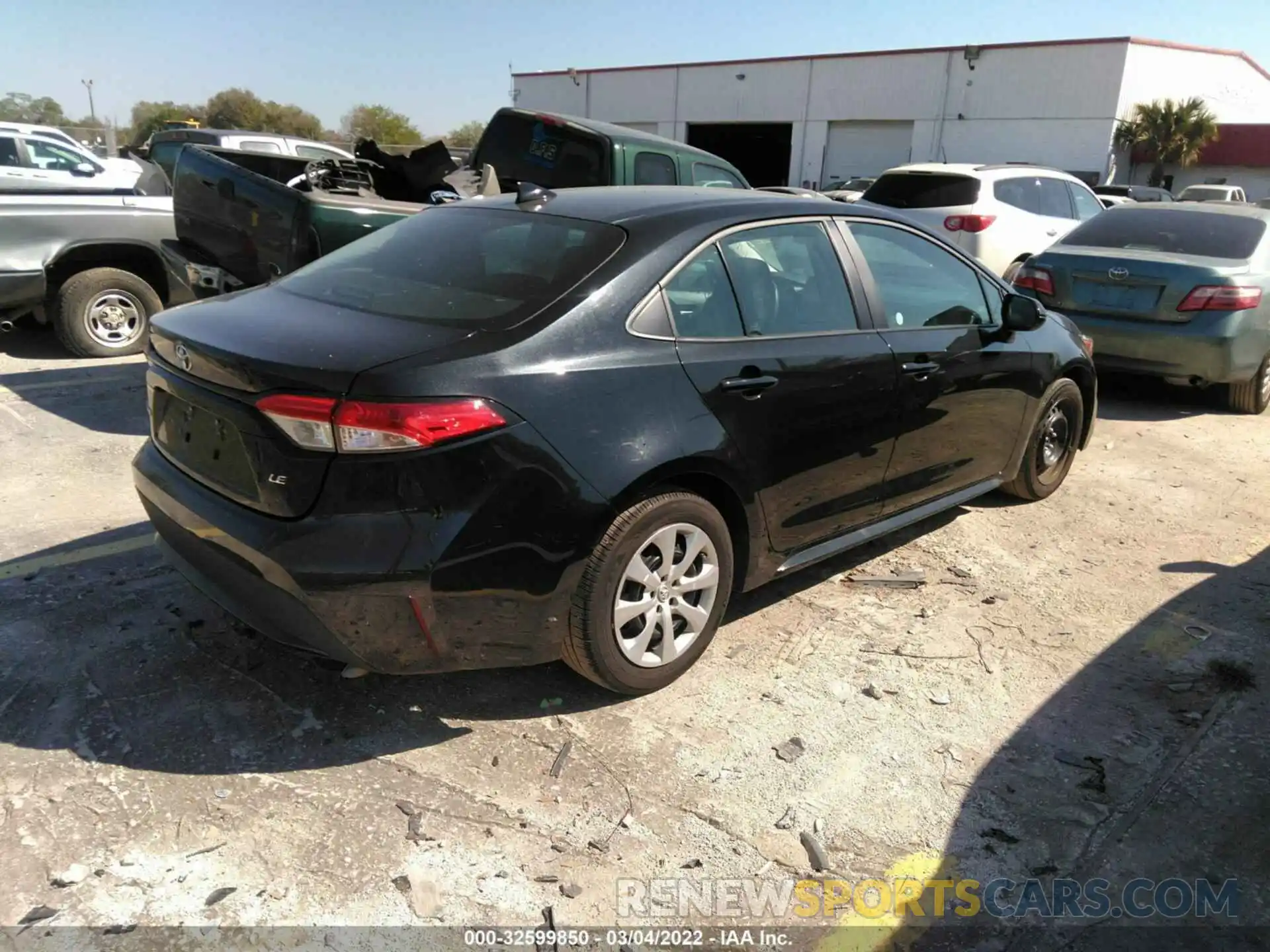 4 Photograph of a damaged car 5YFEPMAE3MP217735 TOYOTA COROLLA 2021