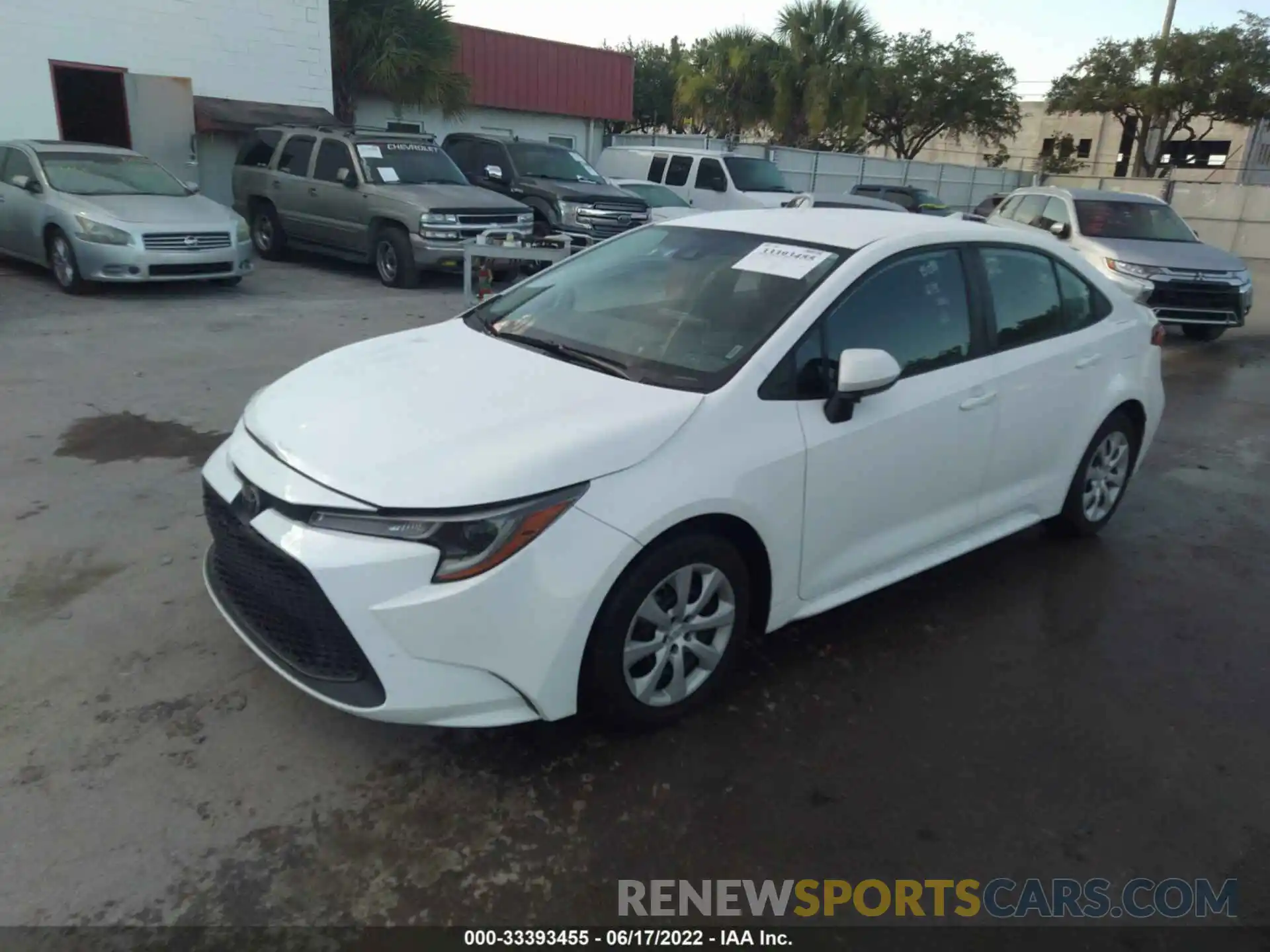 2 Photograph of a damaged car 5YFEPMAE3MP218206 TOYOTA COROLLA 2021