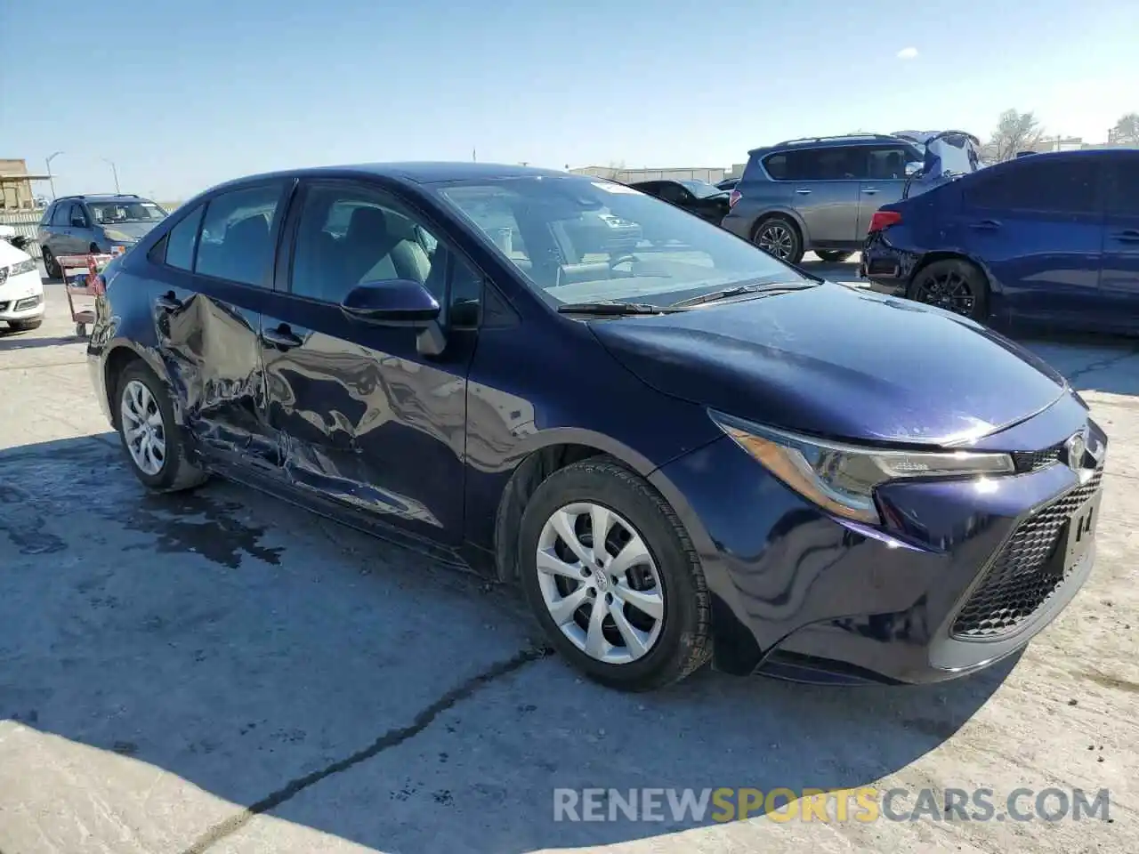 4 Photograph of a damaged car 5YFEPMAE3MP218352 TOYOTA COROLLA 2021