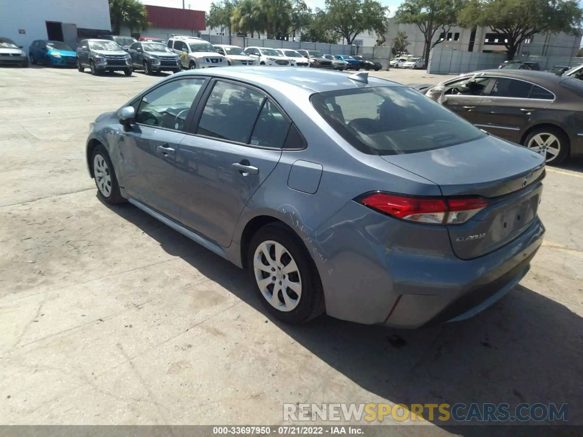 3 Photograph of a damaged car 5YFEPMAE3MP218447 TOYOTA COROLLA 2021