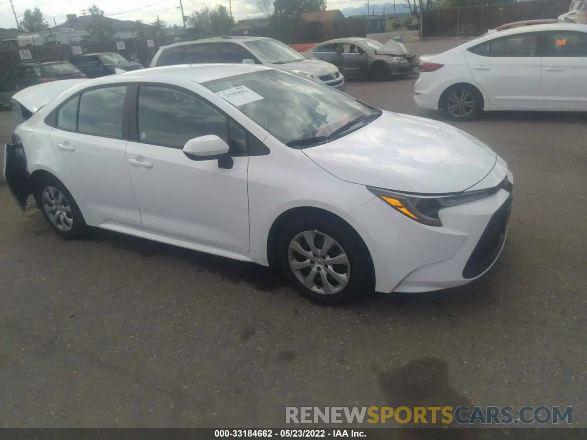 1 Photograph of a damaged car 5YFEPMAE3MP218688 TOYOTA COROLLA 2021