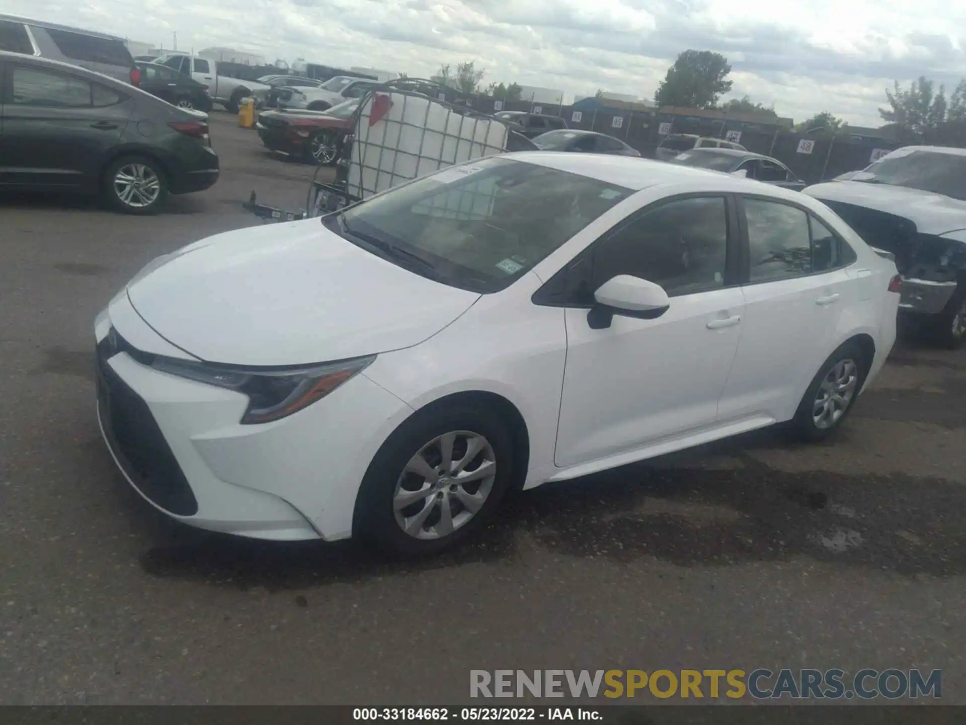 2 Photograph of a damaged car 5YFEPMAE3MP218688 TOYOTA COROLLA 2021