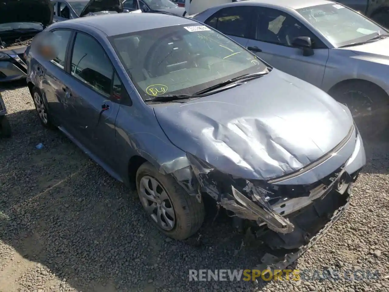 1 Photograph of a damaged car 5YFEPMAE3MP218917 TOYOTA COROLLA 2021