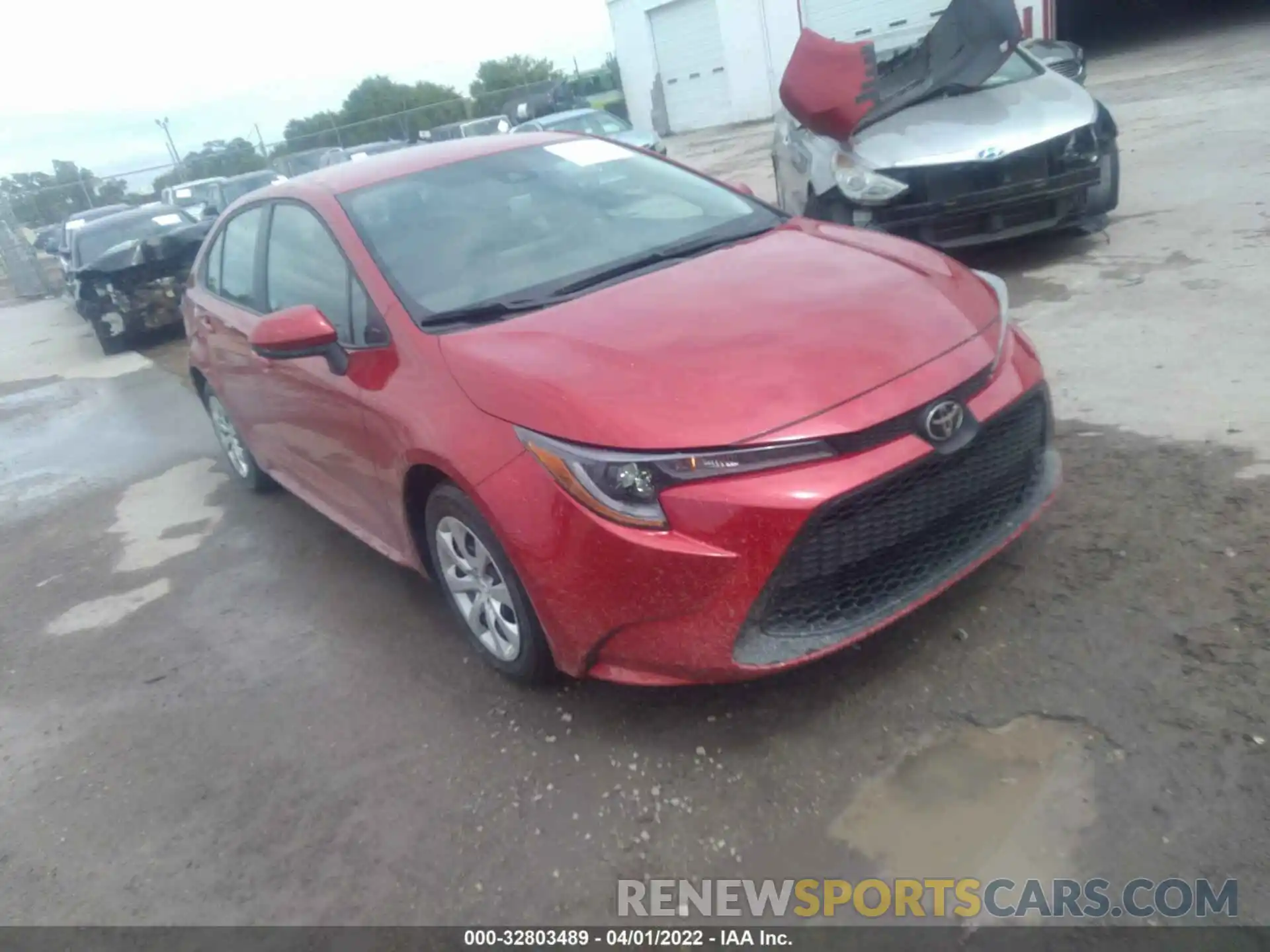 1 Photograph of a damaged car 5YFEPMAE3MP219209 TOYOTA COROLLA 2021