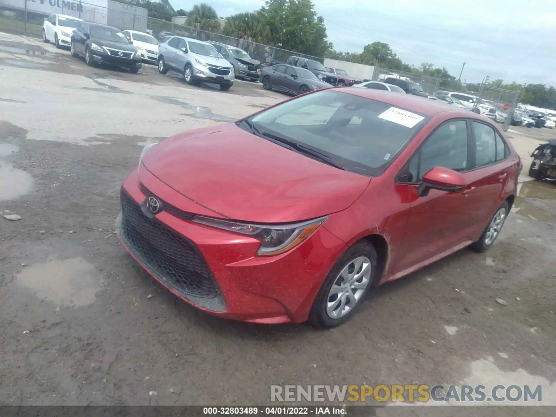 2 Photograph of a damaged car 5YFEPMAE3MP219209 TOYOTA COROLLA 2021