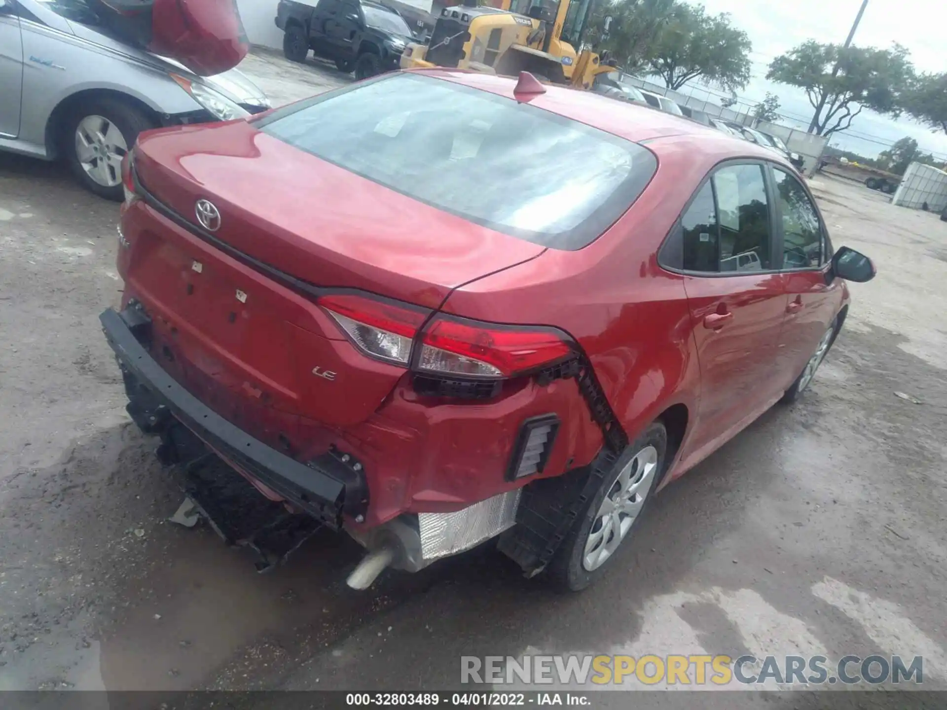 4 Photograph of a damaged car 5YFEPMAE3MP219209 TOYOTA COROLLA 2021