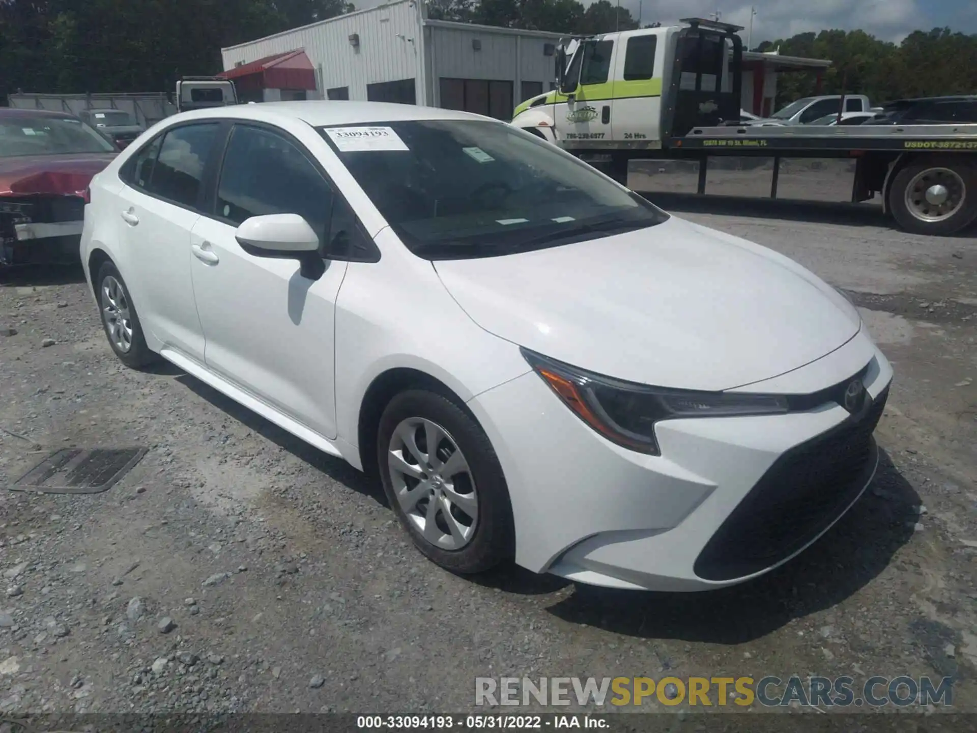 1 Photograph of a damaged car 5YFEPMAE3MP219288 TOYOTA COROLLA 2021