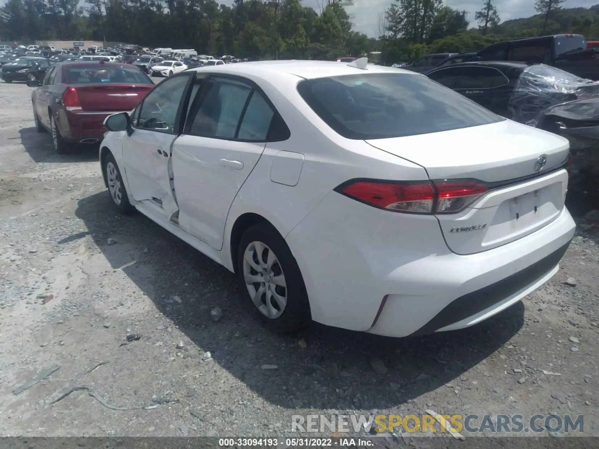 3 Photograph of a damaged car 5YFEPMAE3MP219288 TOYOTA COROLLA 2021