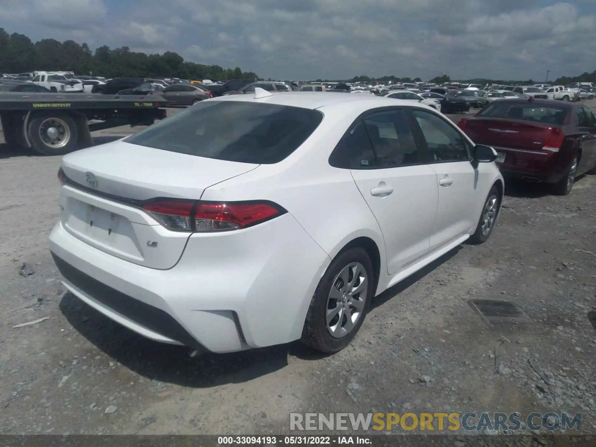 4 Photograph of a damaged car 5YFEPMAE3MP219288 TOYOTA COROLLA 2021