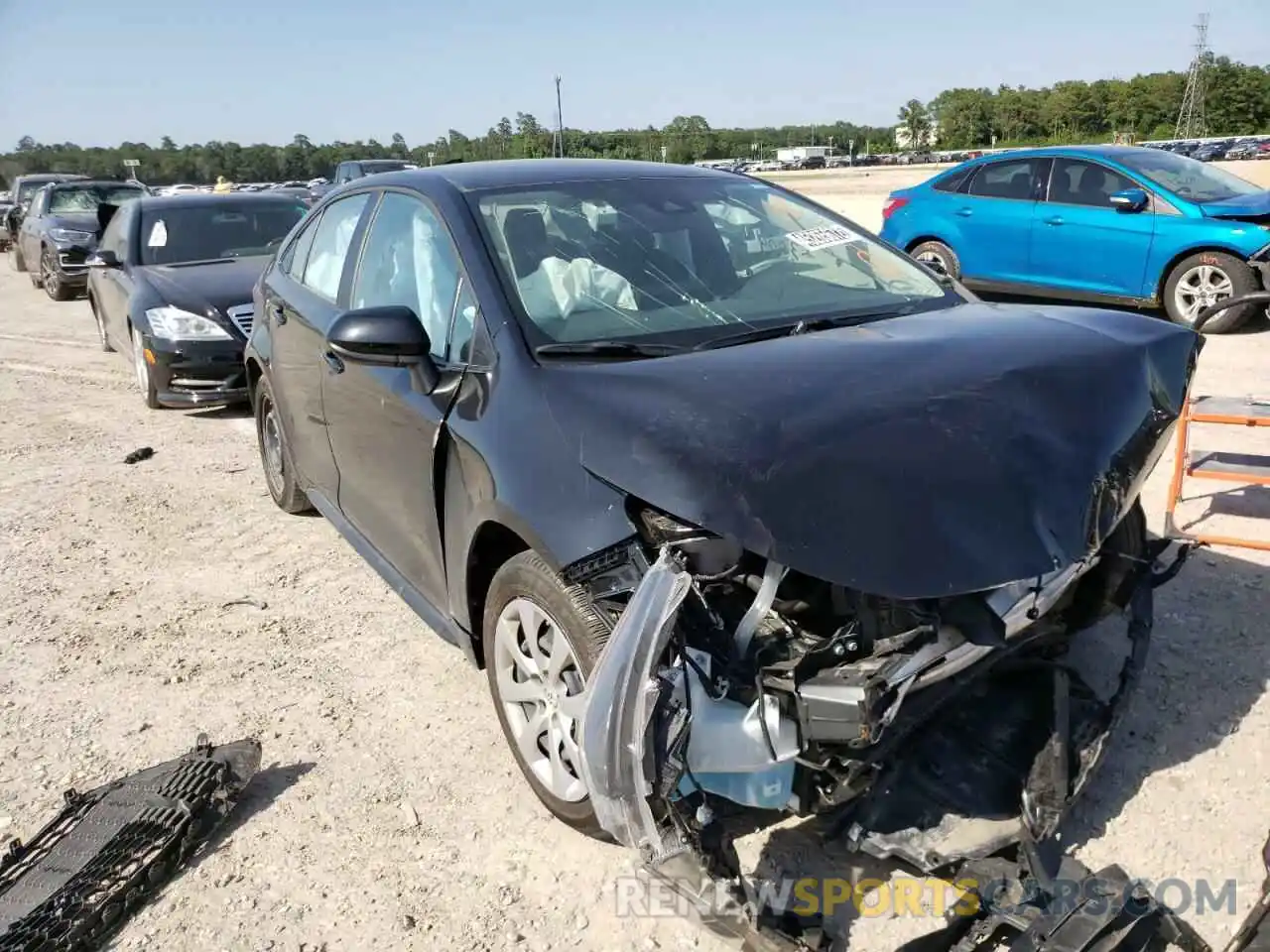 1 Photograph of a damaged car 5YFEPMAE3MP219694 TOYOTA COROLLA 2021