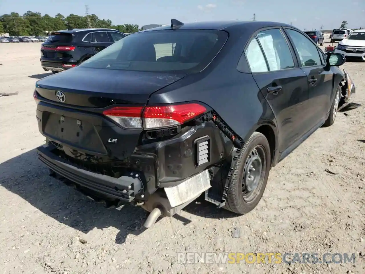 4 Photograph of a damaged car 5YFEPMAE3MP219694 TOYOTA COROLLA 2021