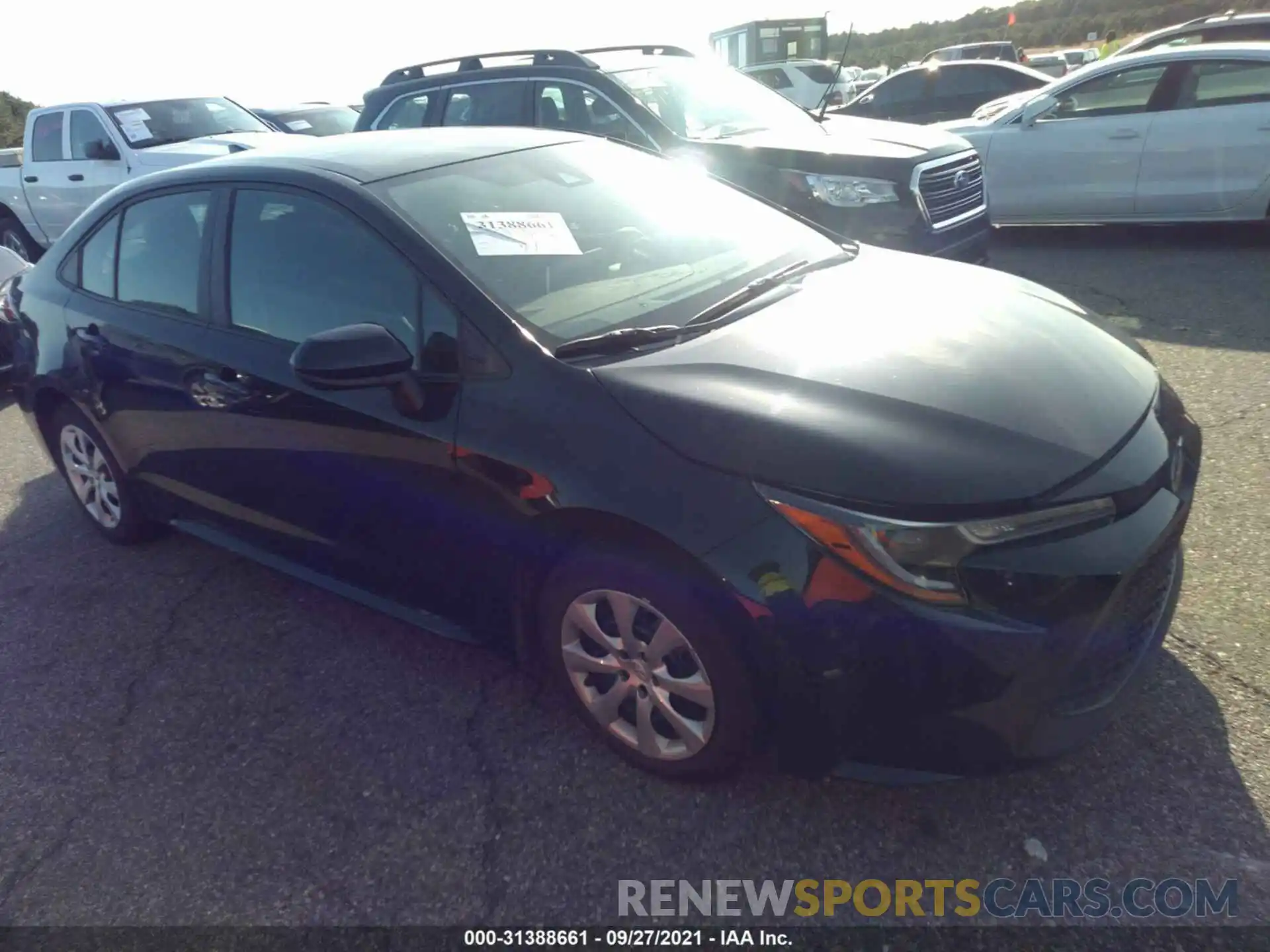 1 Photograph of a damaged car 5YFEPMAE3MP219839 TOYOTA COROLLA 2021