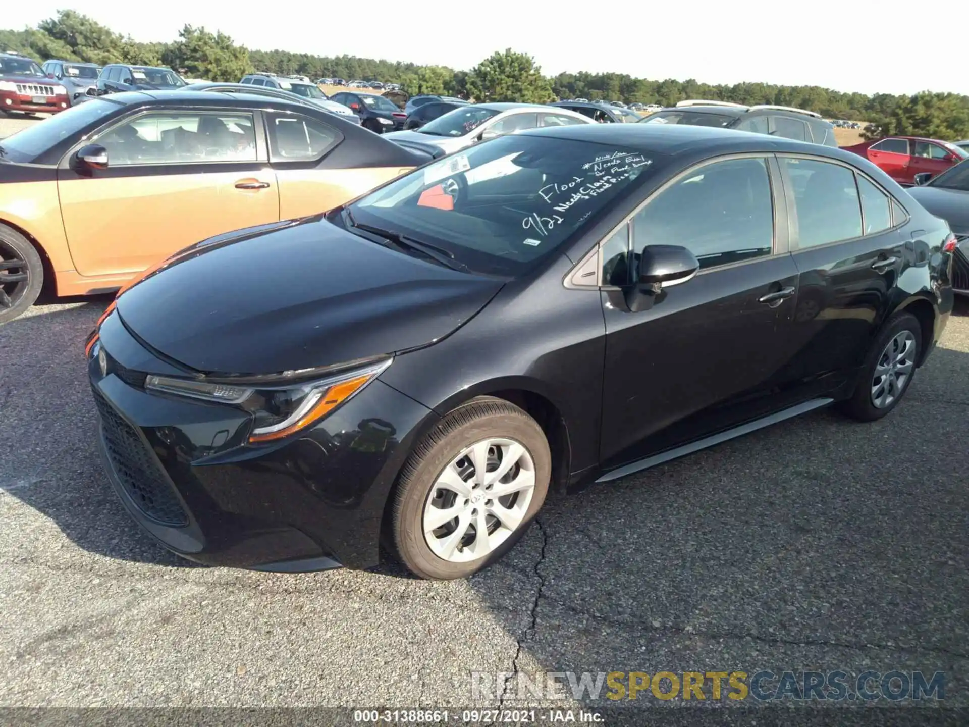 2 Photograph of a damaged car 5YFEPMAE3MP219839 TOYOTA COROLLA 2021