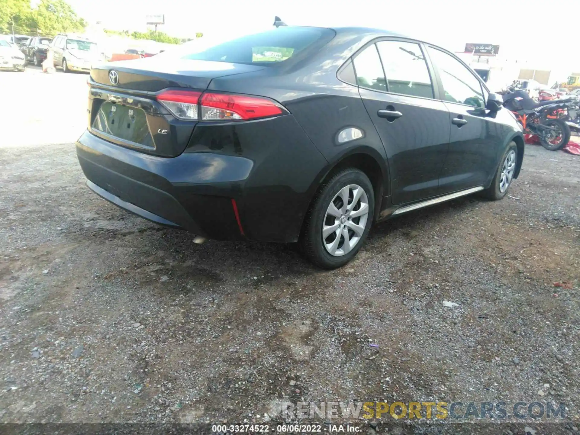 4 Photograph of a damaged car 5YFEPMAE3MP220795 TOYOTA COROLLA 2021