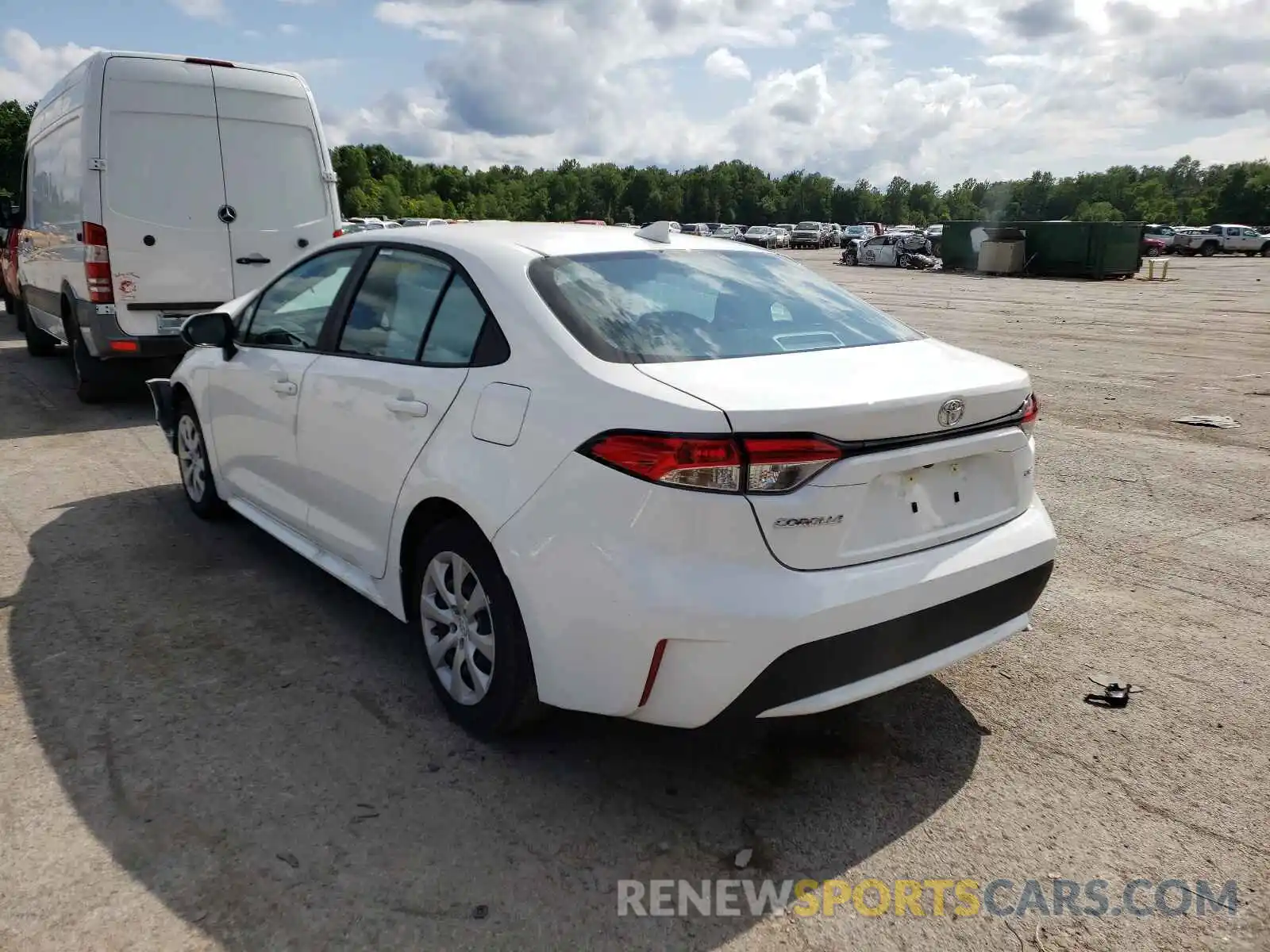 3 Photograph of a damaged car 5YFEPMAE3MP221106 TOYOTA COROLLA 2021