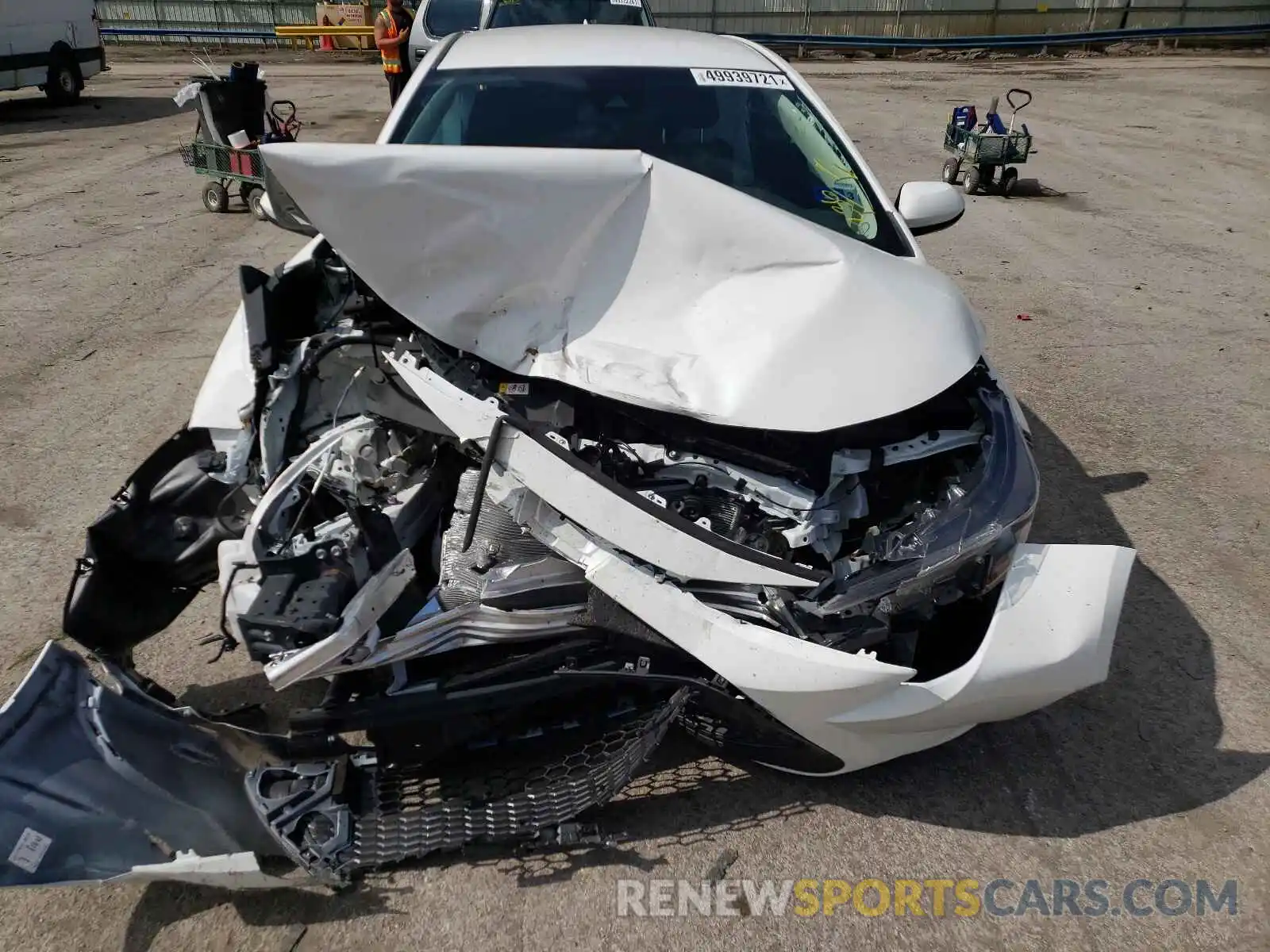 7 Photograph of a damaged car 5YFEPMAE3MP221106 TOYOTA COROLLA 2021